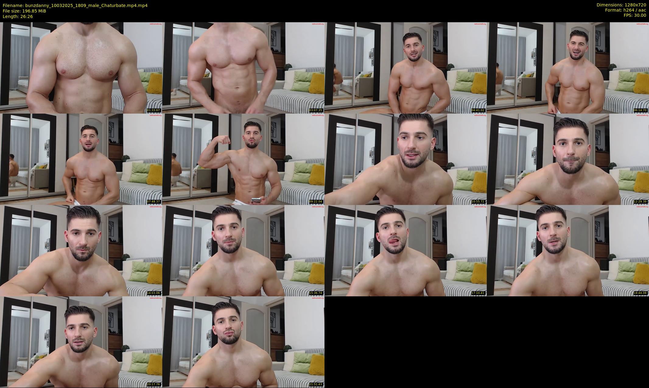 bunzdanny — 27 minute Chaturbate male cam show recording, 720p, Mar 10, 2025