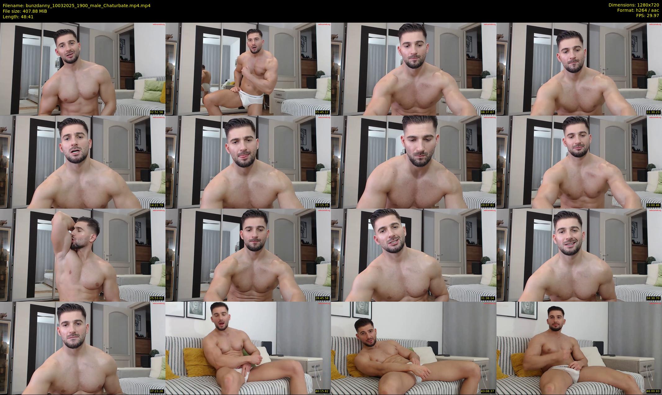 bunzdanny — 49 minute Chaturbate male cam show recording, 720p, Mar 10, 2025
