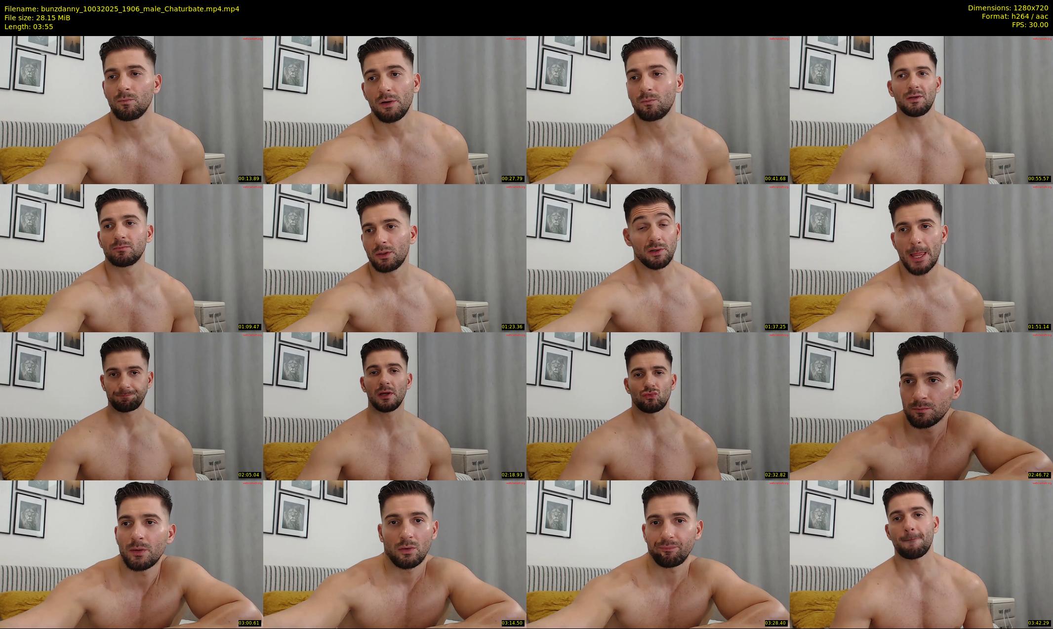 bunzdanny — 4 minute Chaturbate male cam show recording, 720p, Mar 10, 2025