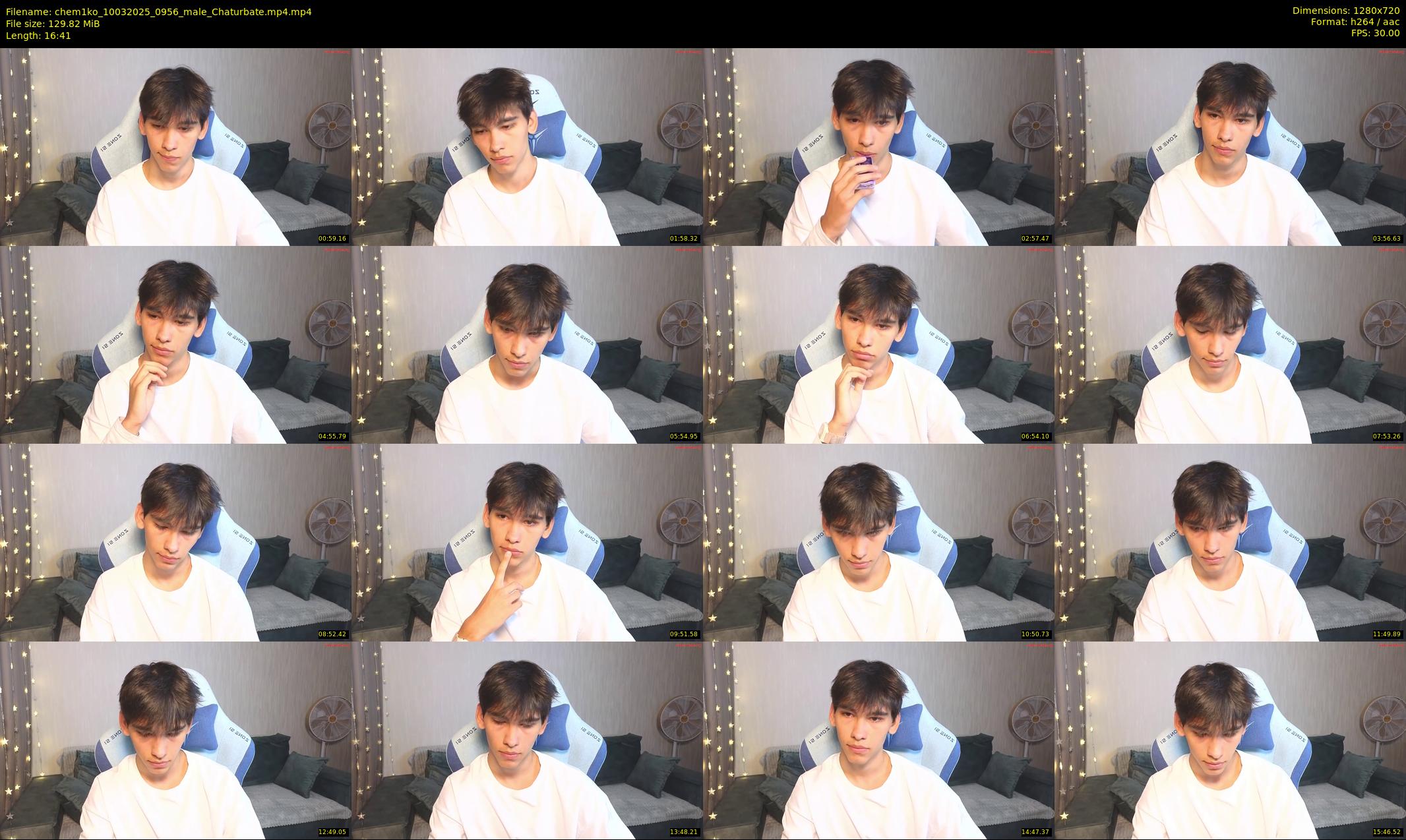 chem1ko — 17 minute Chaturbate male cam show recording, 720p, Mar 10, 2025