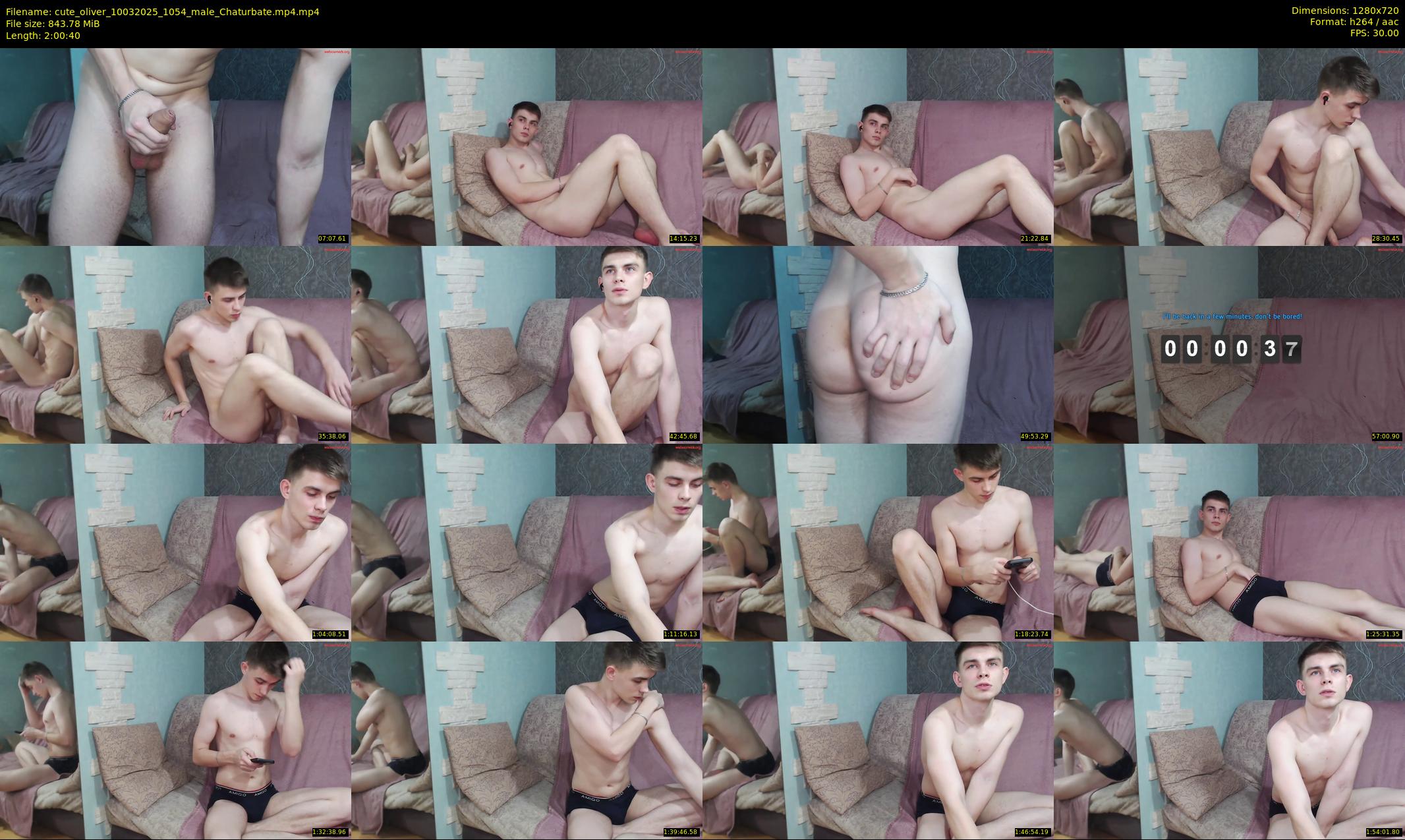 cute_oliver — 121 minute Chaturbate male cam show recording, 720p, Mar 10, 2025