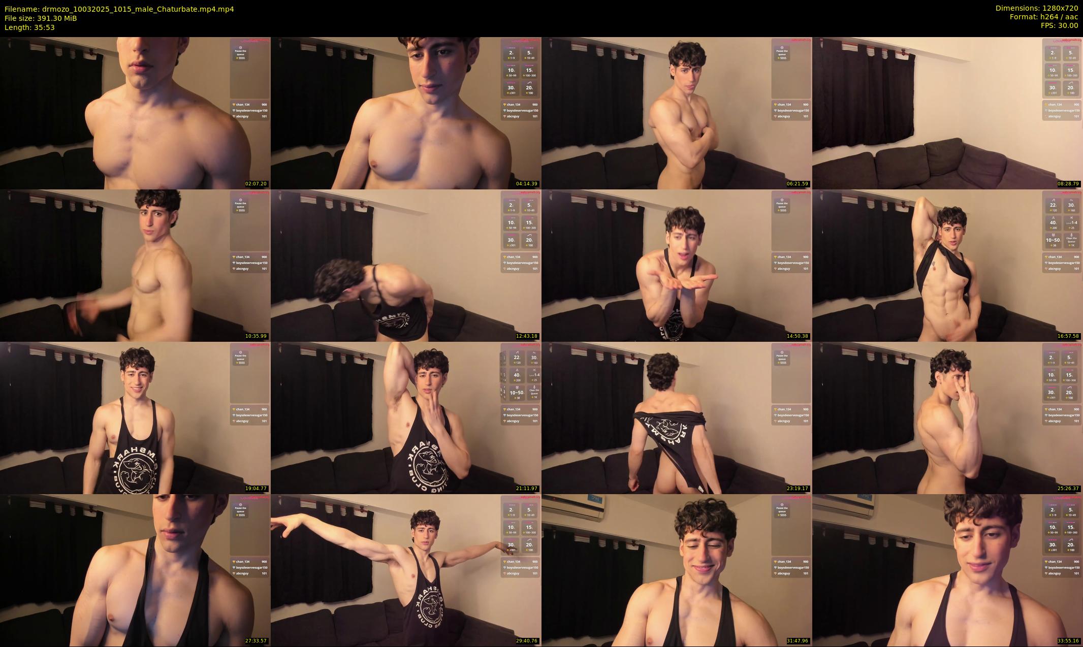 drmozo — 36 minute Chaturbate male cam show recording, 720p, Mar 10, 2025