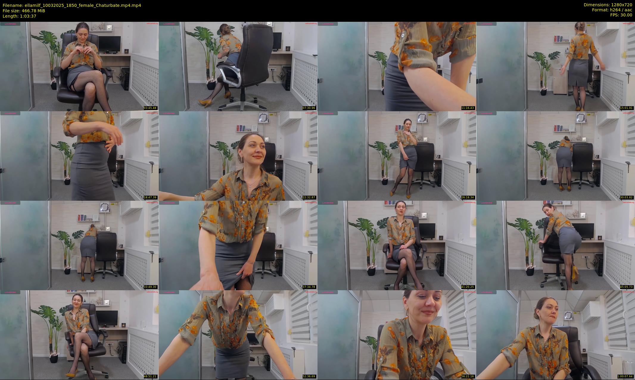 ellamilf — 64 minute Chaturbate female cam show recording, 720p, Mar 10, 2025