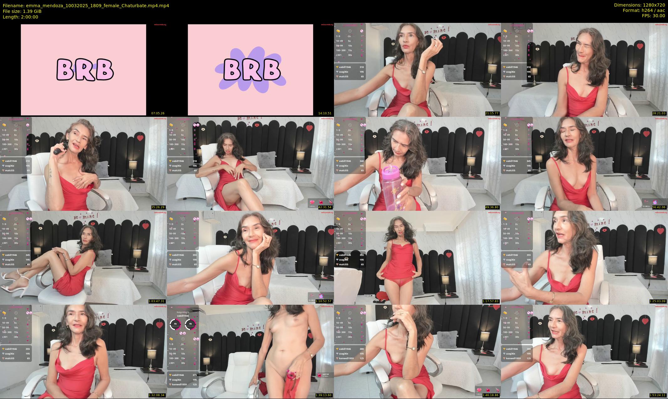 emma_mendoza — 120 minute Chaturbate female cam show recording, 720p, Mar 10, 2025