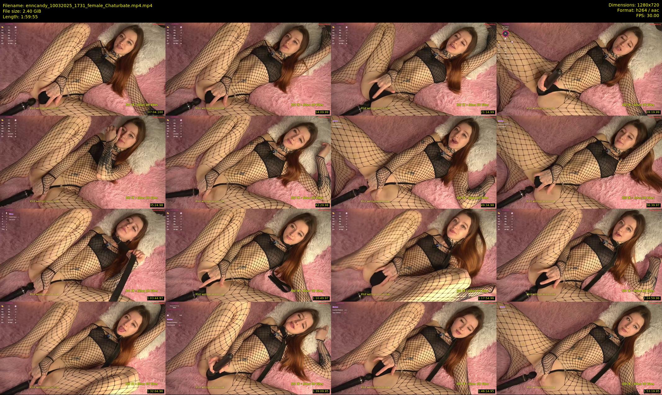 enncandy — 120 minute Chaturbate female cam show recording, 720p, Mar 10, 2025