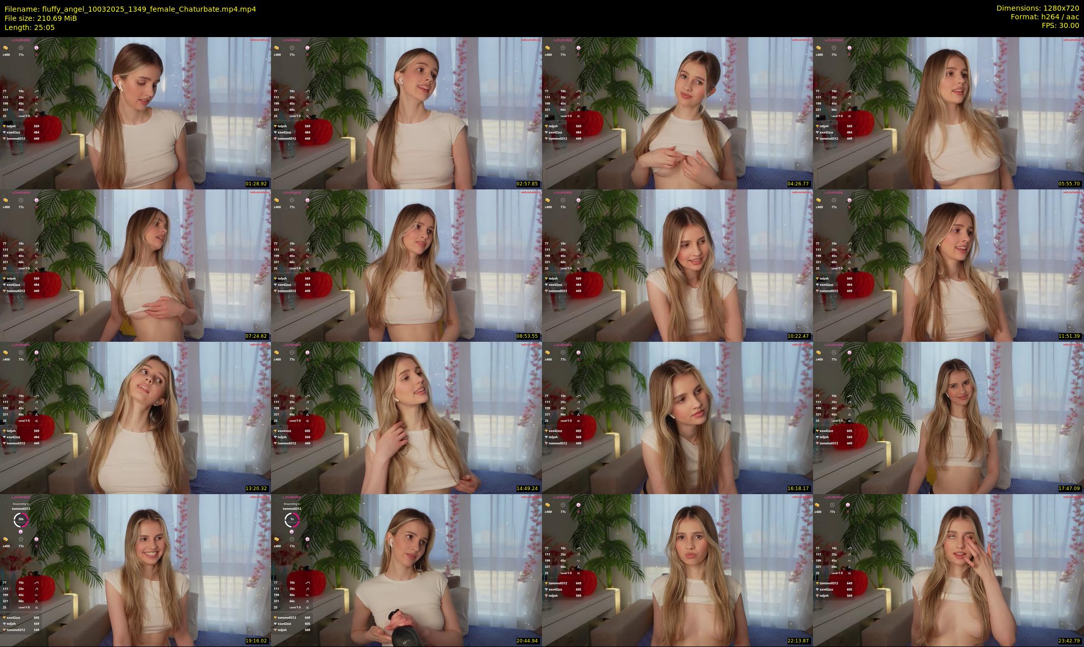 fluffy_angel — 26 minute Chaturbate female cam show recording, 720p, Mar 10, 2025