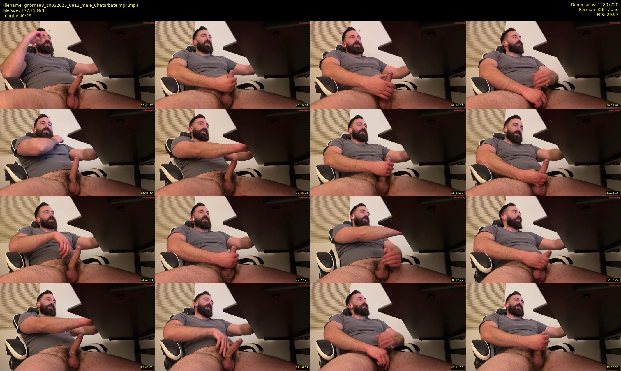 gnorris88 — 47 minute Chaturbate male cam show recording, 720p, Mar 10, 2025