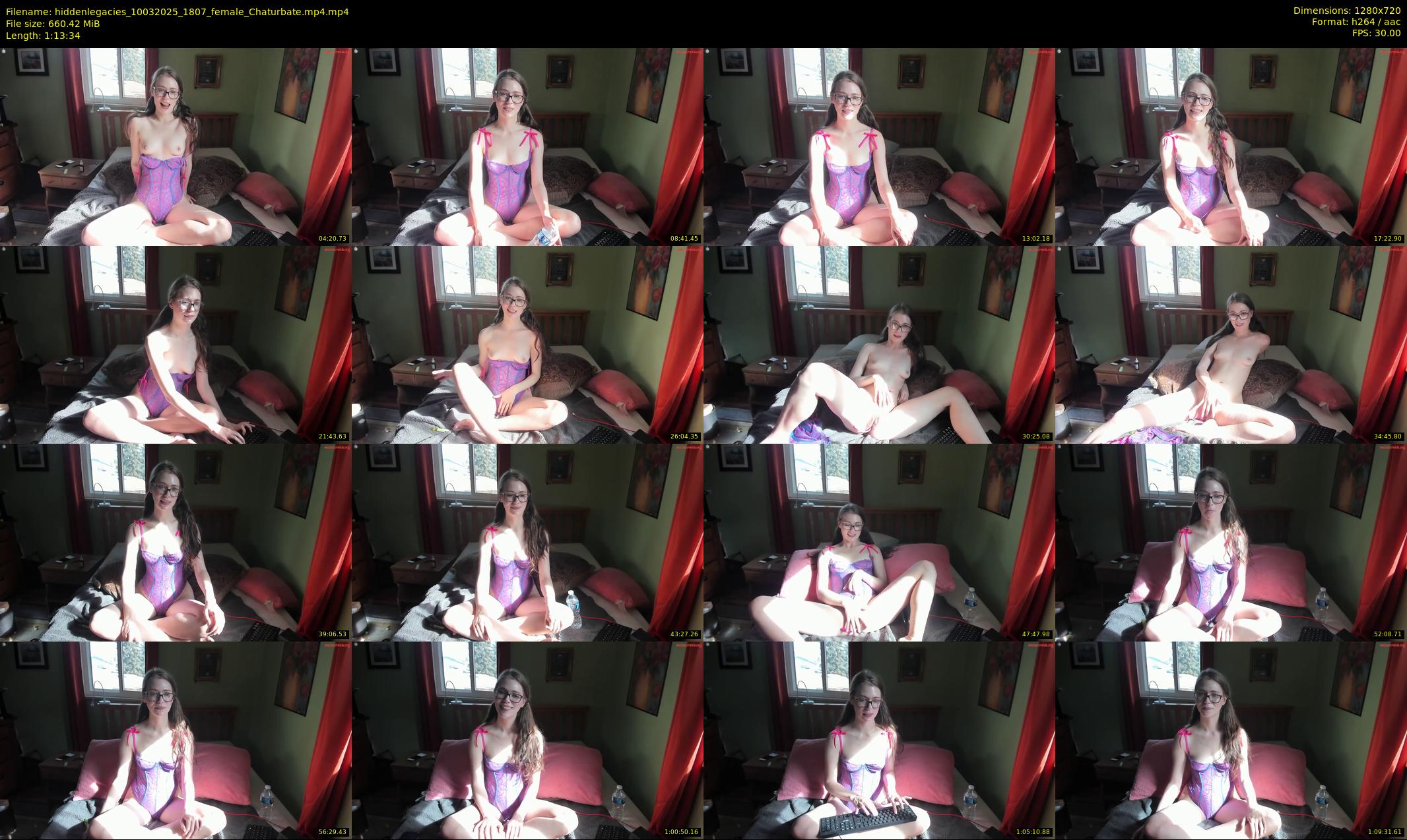 hiddenlegacies — 74 minute Chaturbate female cam show recording, 720p, Mar 10, 2025