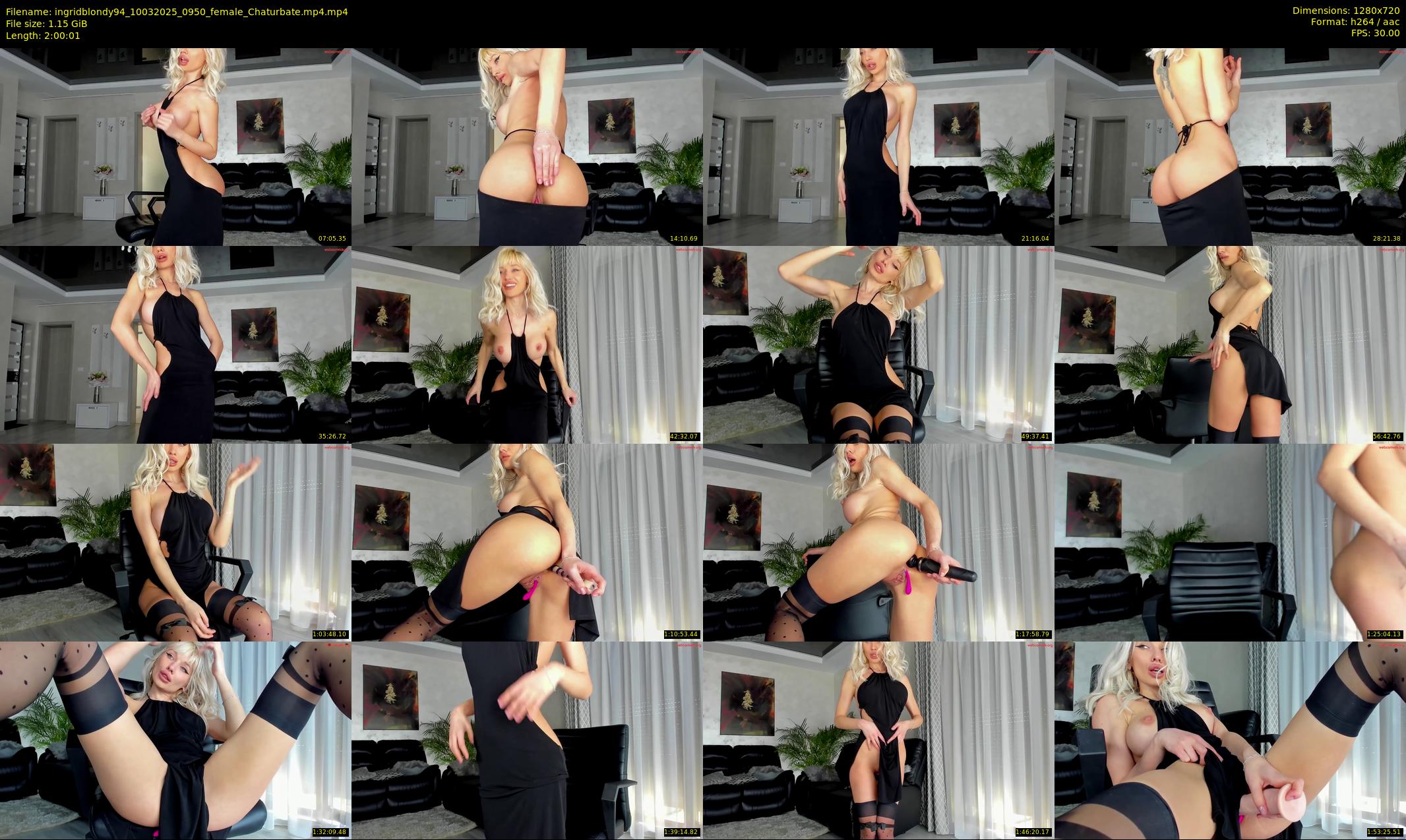 ingridblondy94 — 121 minute Chaturbate female cam show recording, 720p, Mar 10, 2025