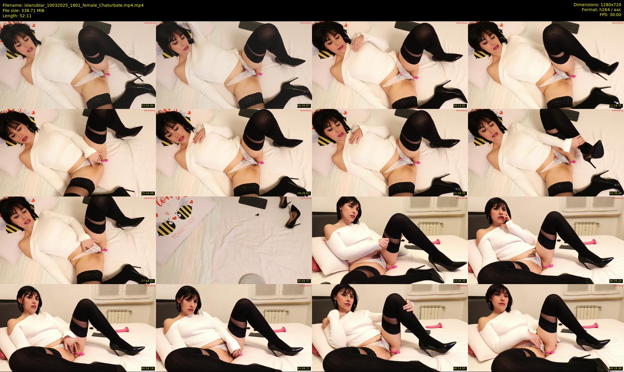 islanublar — 53 minute Chaturbate female cam show recording, 720p, Mar 10, 2025