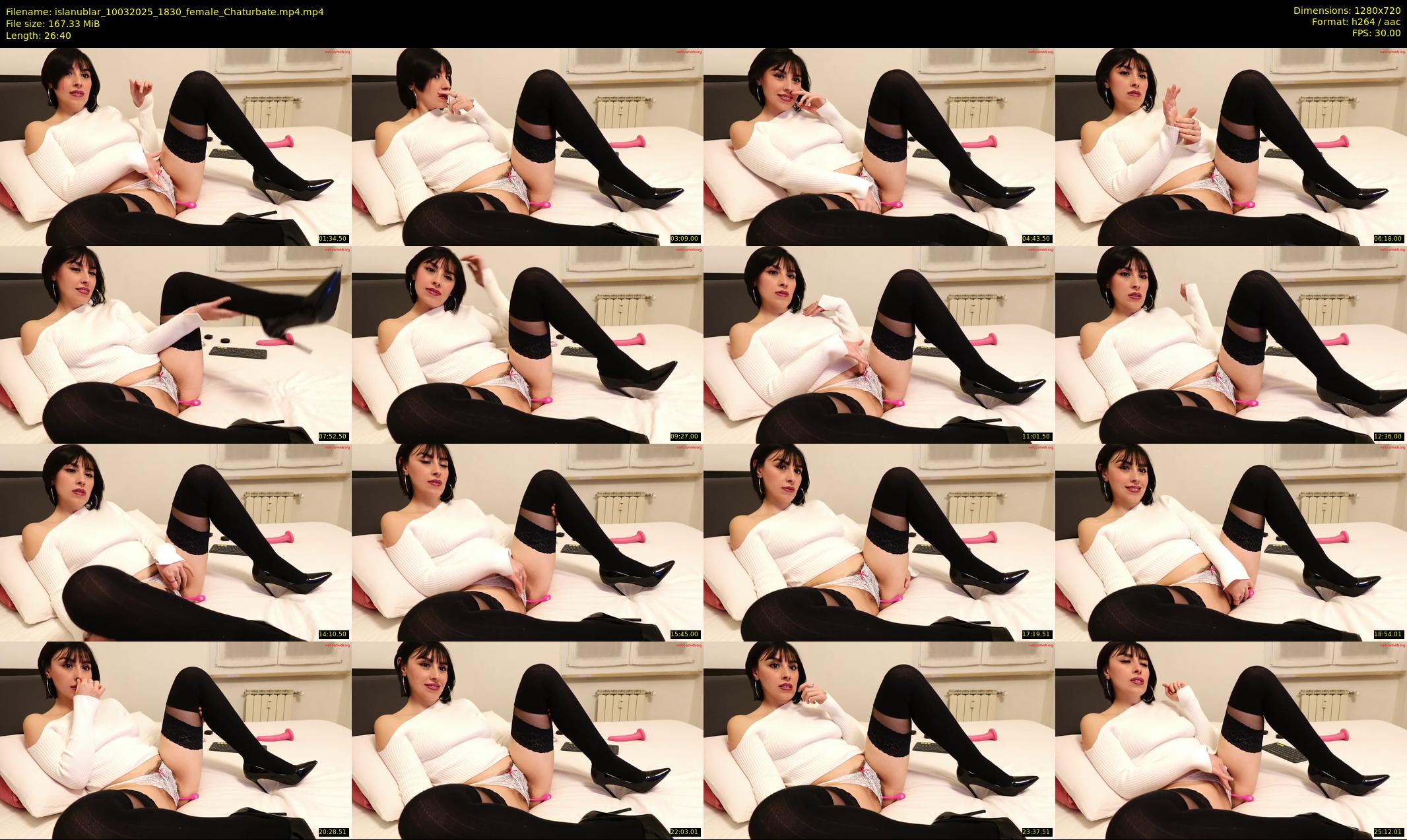 islanublar — 27 minute Chaturbate female cam show recording, 720p, Mar 10, 2025