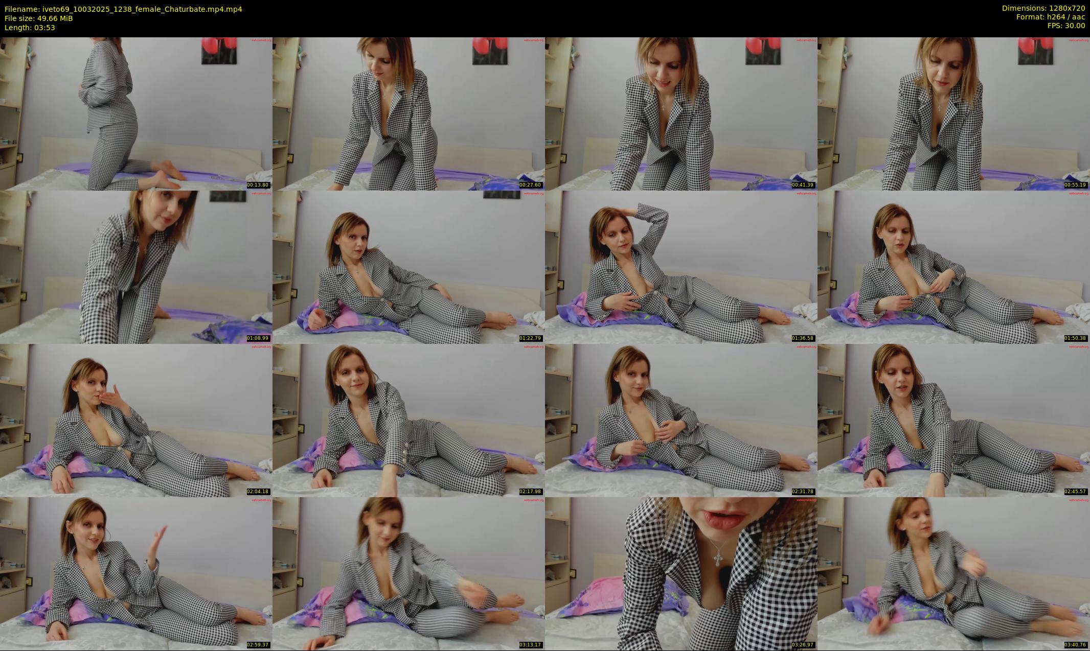 iveto69 — 4 minute Chaturbate female cam show recording, 720p, Mar 10, 2025