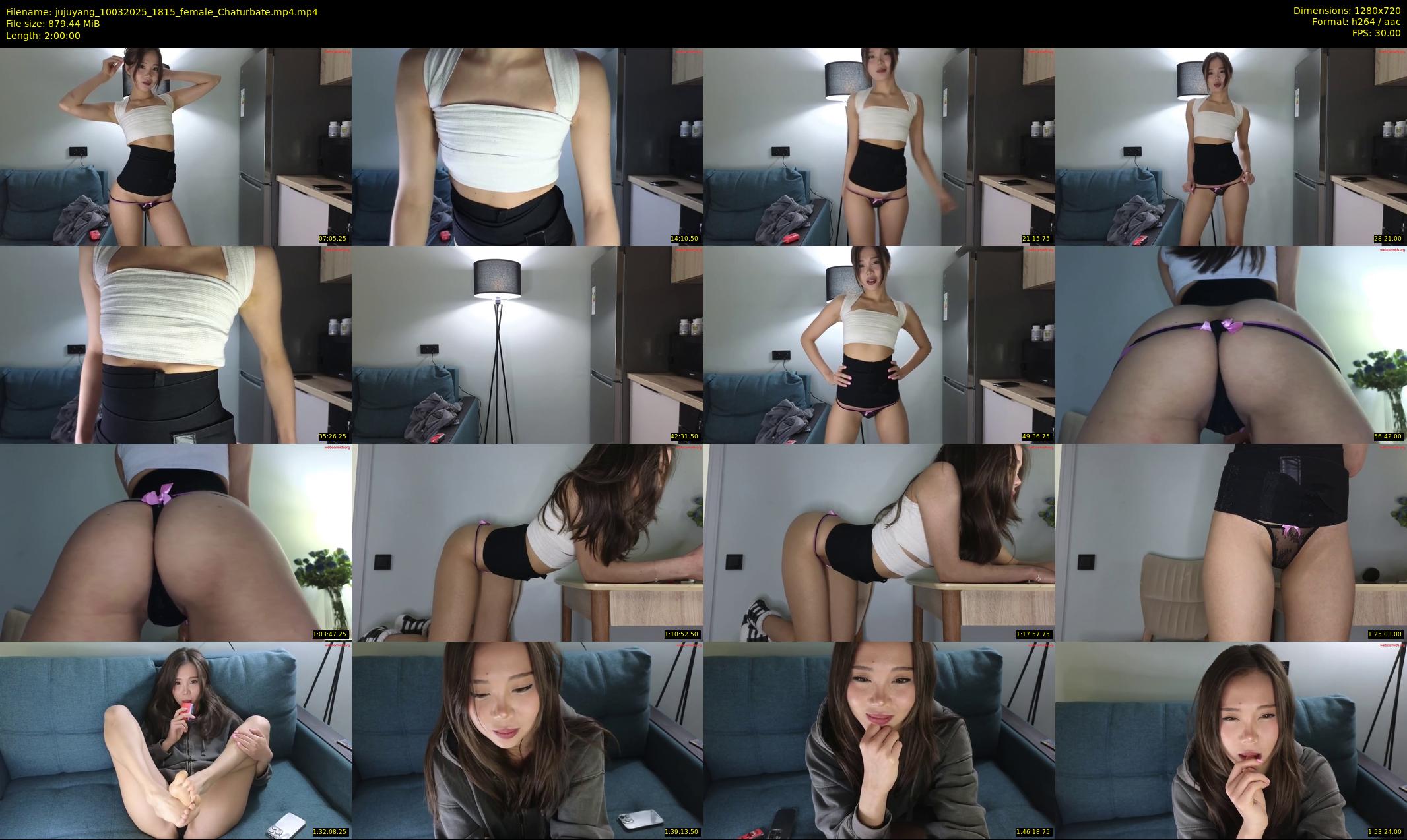 jujuyang — 120 minute Chaturbate female cam show recording, 720p, Mar 10, 2025
