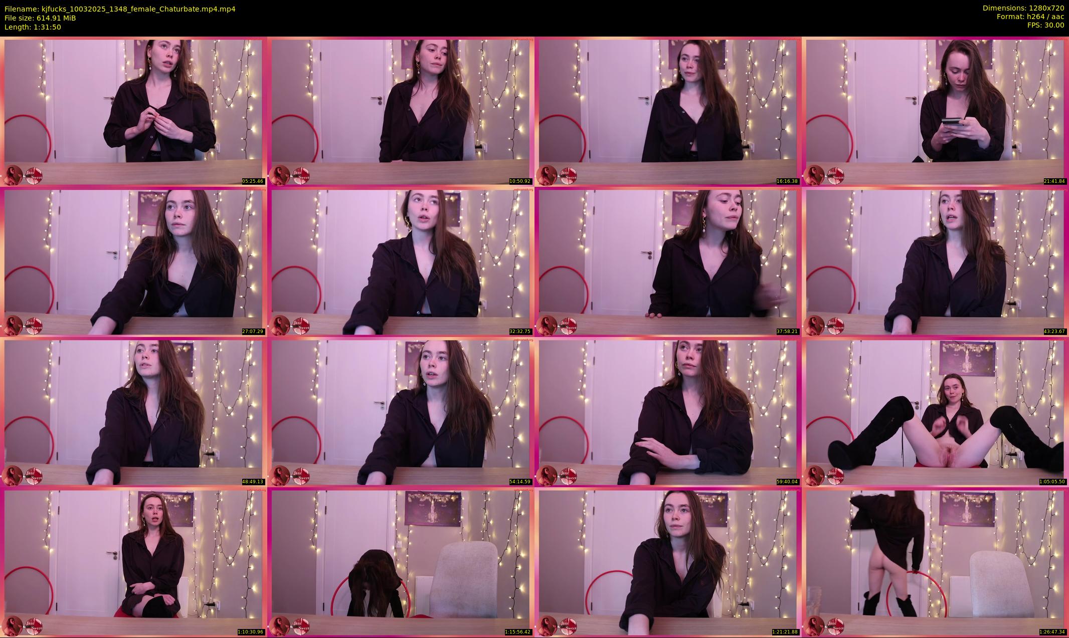 kjfucks — 92 minute Chaturbate couple cam show recording, 720p, Mar 10, 2025