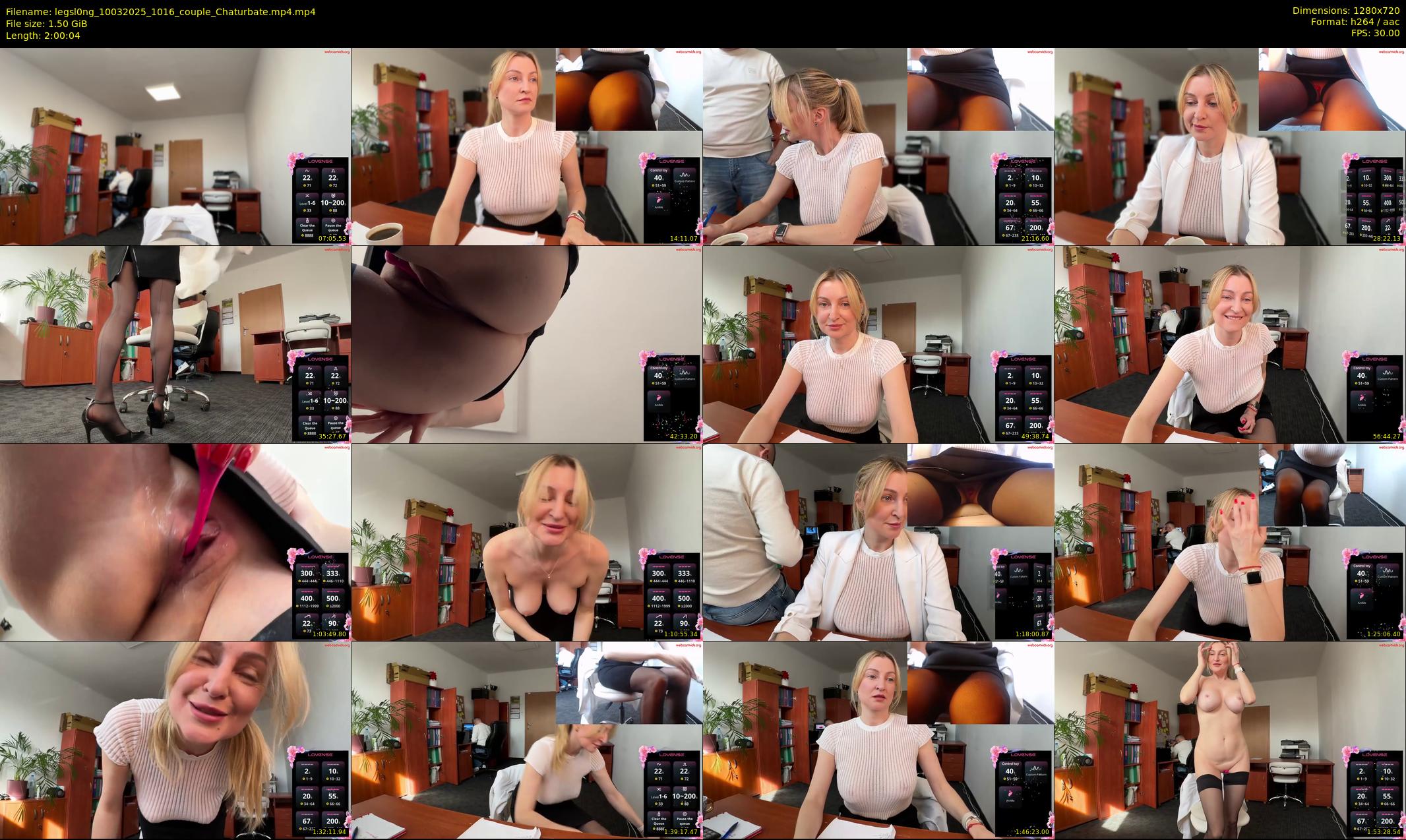 legsl0ng — 121 minute Chaturbate couple cam show recording, 720p, Mar 10, 2025