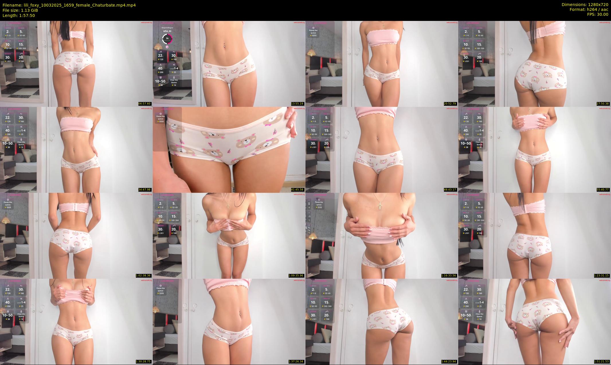 lili_foxy — 118 minute Chaturbate female cam show recording, 720p, Mar 10, 2025