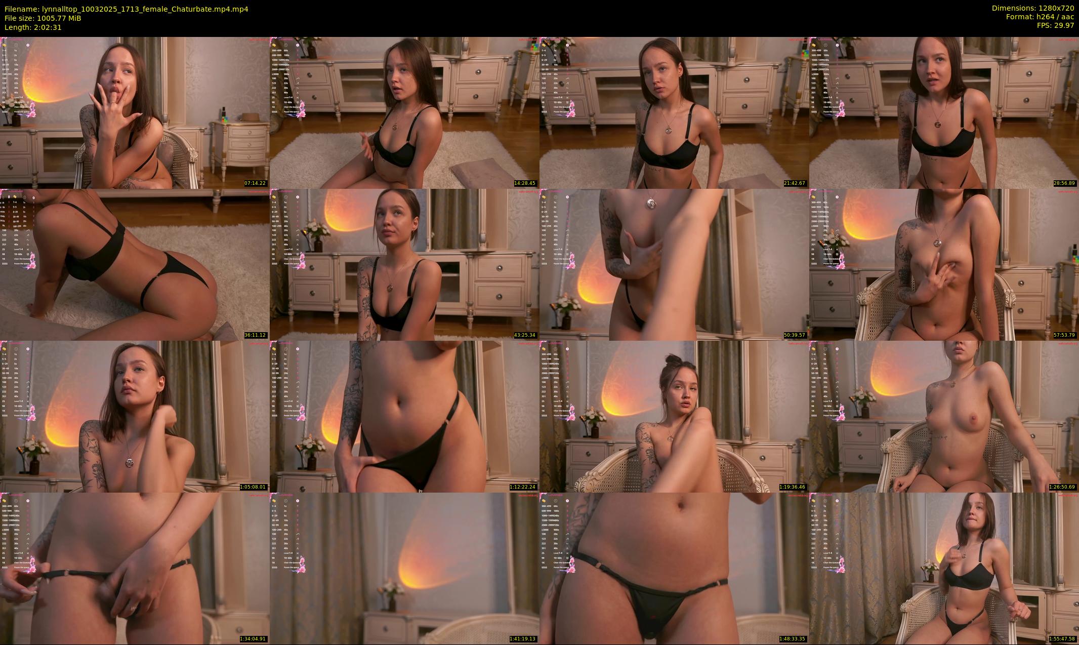 lynnalltop — 123 minute Chaturbate female cam show recording, 720p, Mar 10, 2025