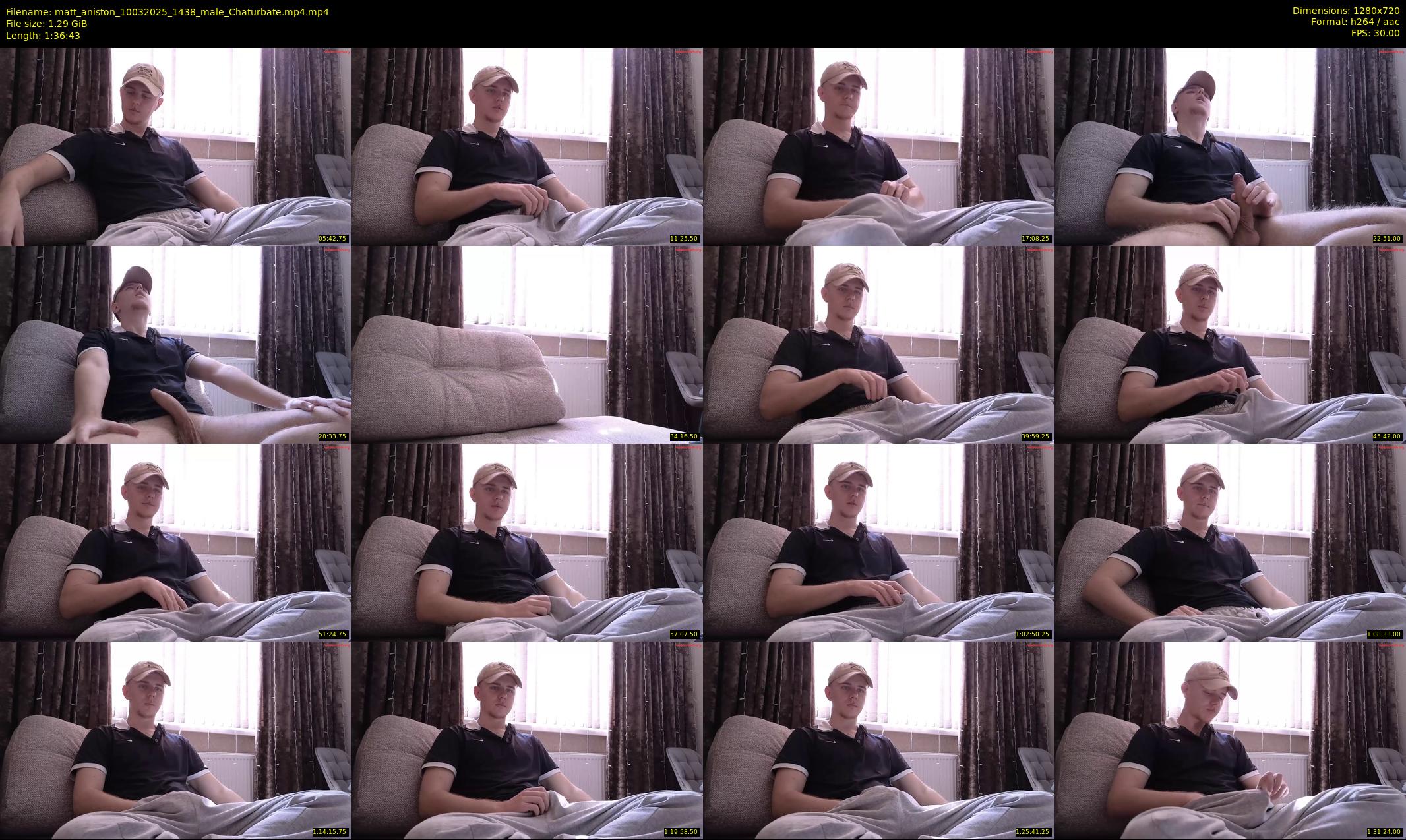 matt_aniston — 97 minute Chaturbate male cam show recording, 720p, Mar 10, 2025