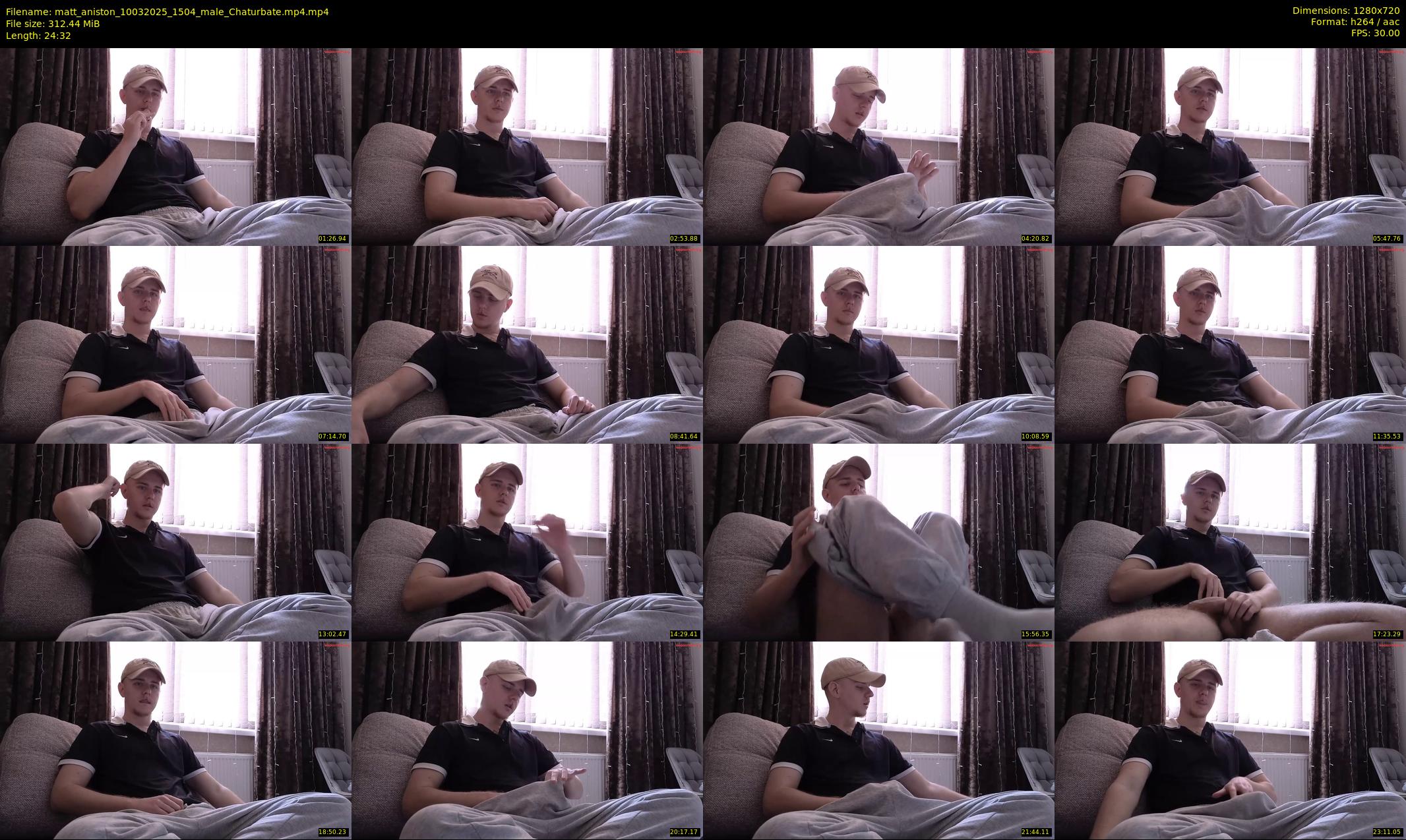 matt_aniston — 25 minute Chaturbate male cam show recording, 720p, Mar 10, 2025