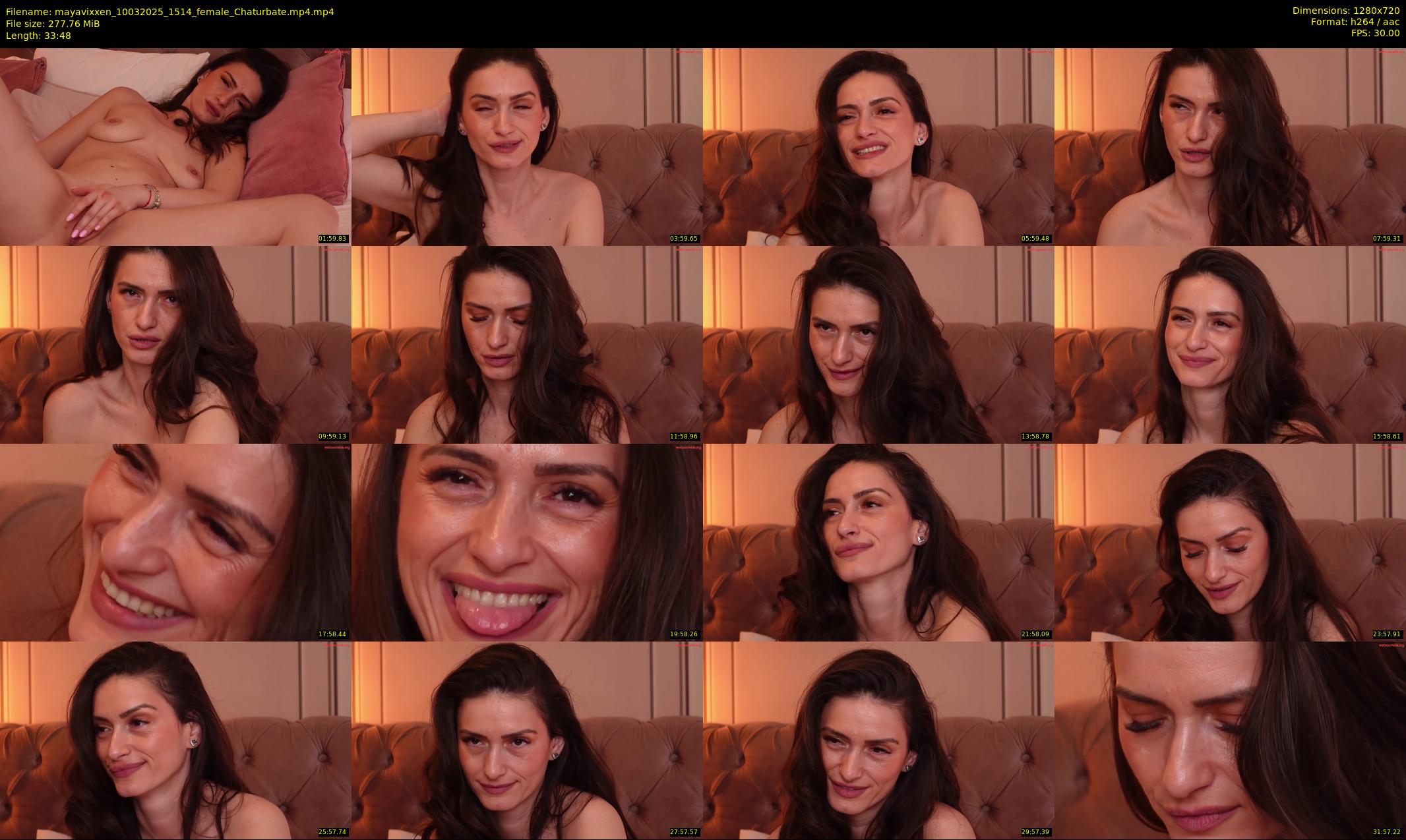 mayavixxen — 34 minute Chaturbate female cam show recording, 720p, Mar 10, 2025