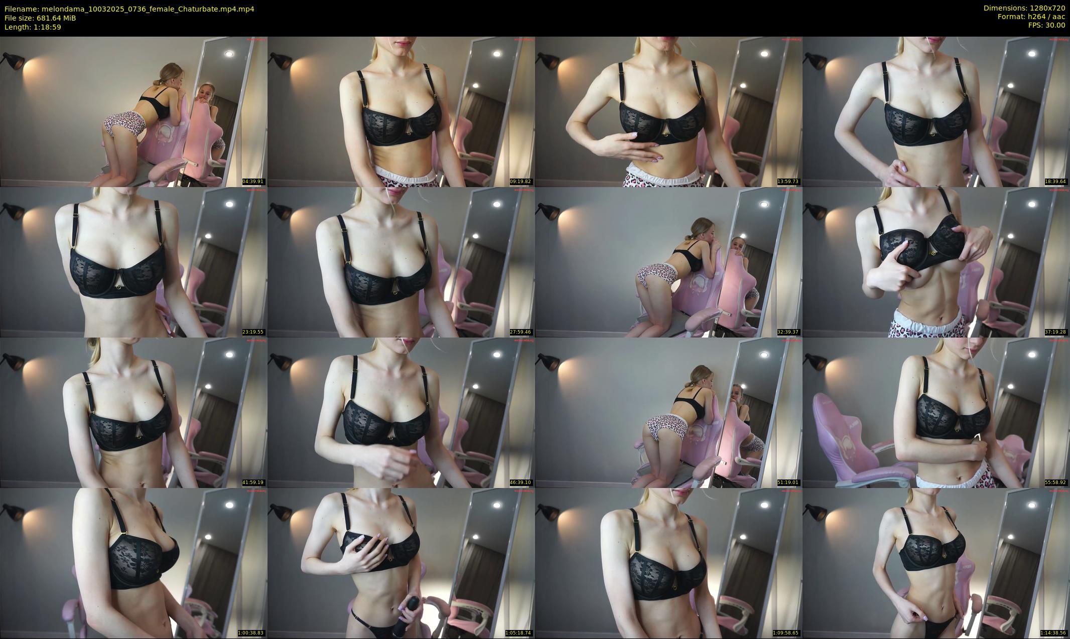 melondama — 79 minute Chaturbate female cam show recording, 720p, Mar 10, 2025