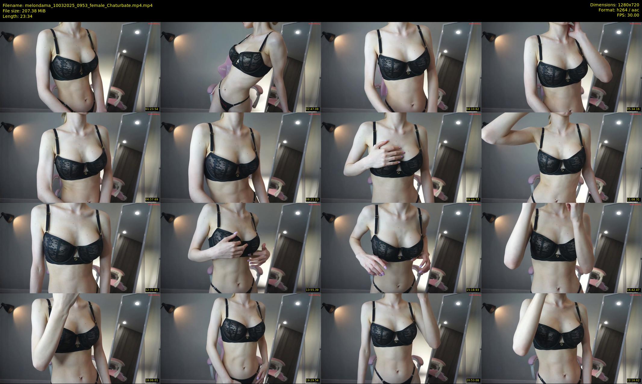 melondama — 24 minute Chaturbate female cam show recording, 720p, Mar 10, 2025