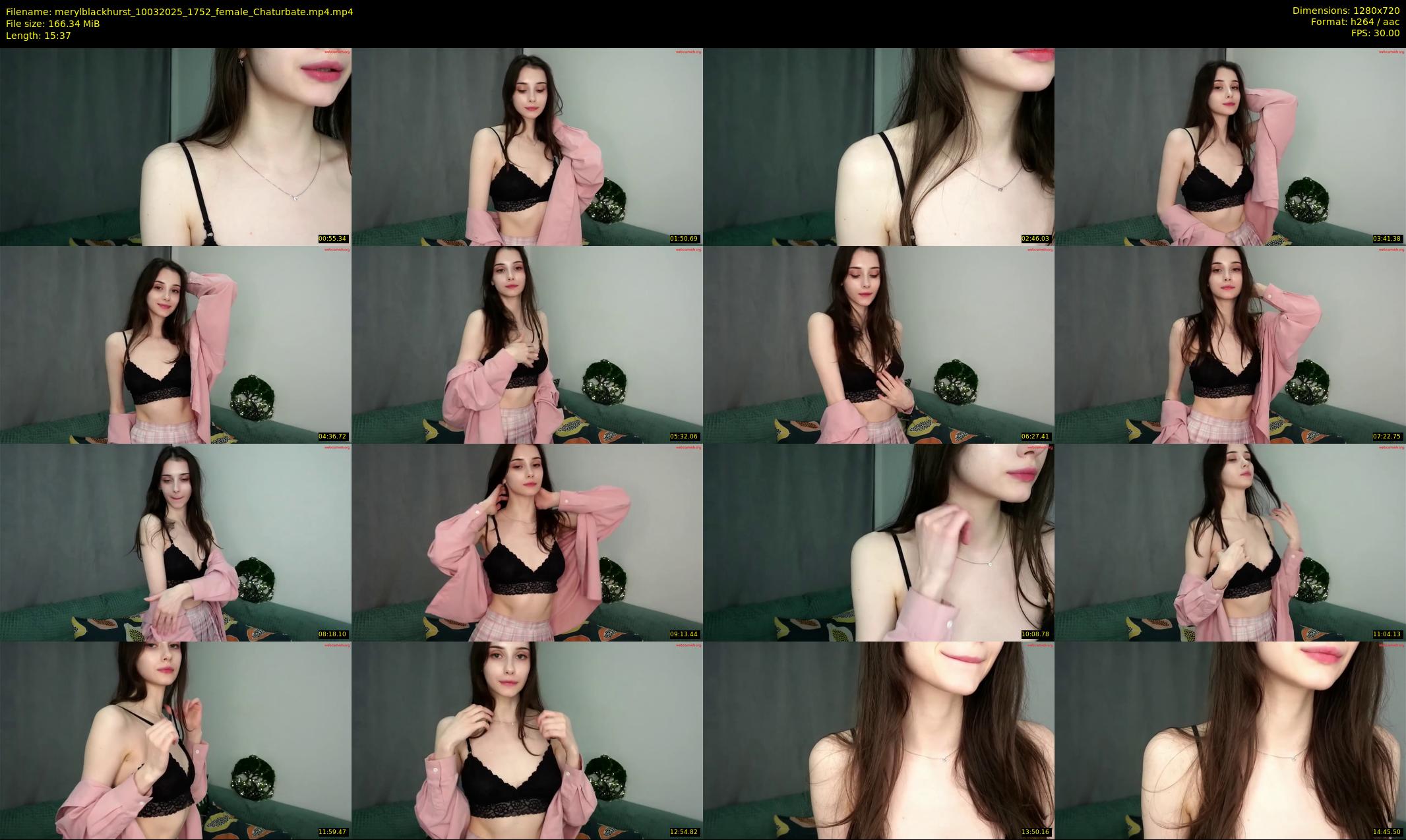 merylblackhurst — 16 minute Chaturbate female cam show recording, 720p, Mar 10, 2025
