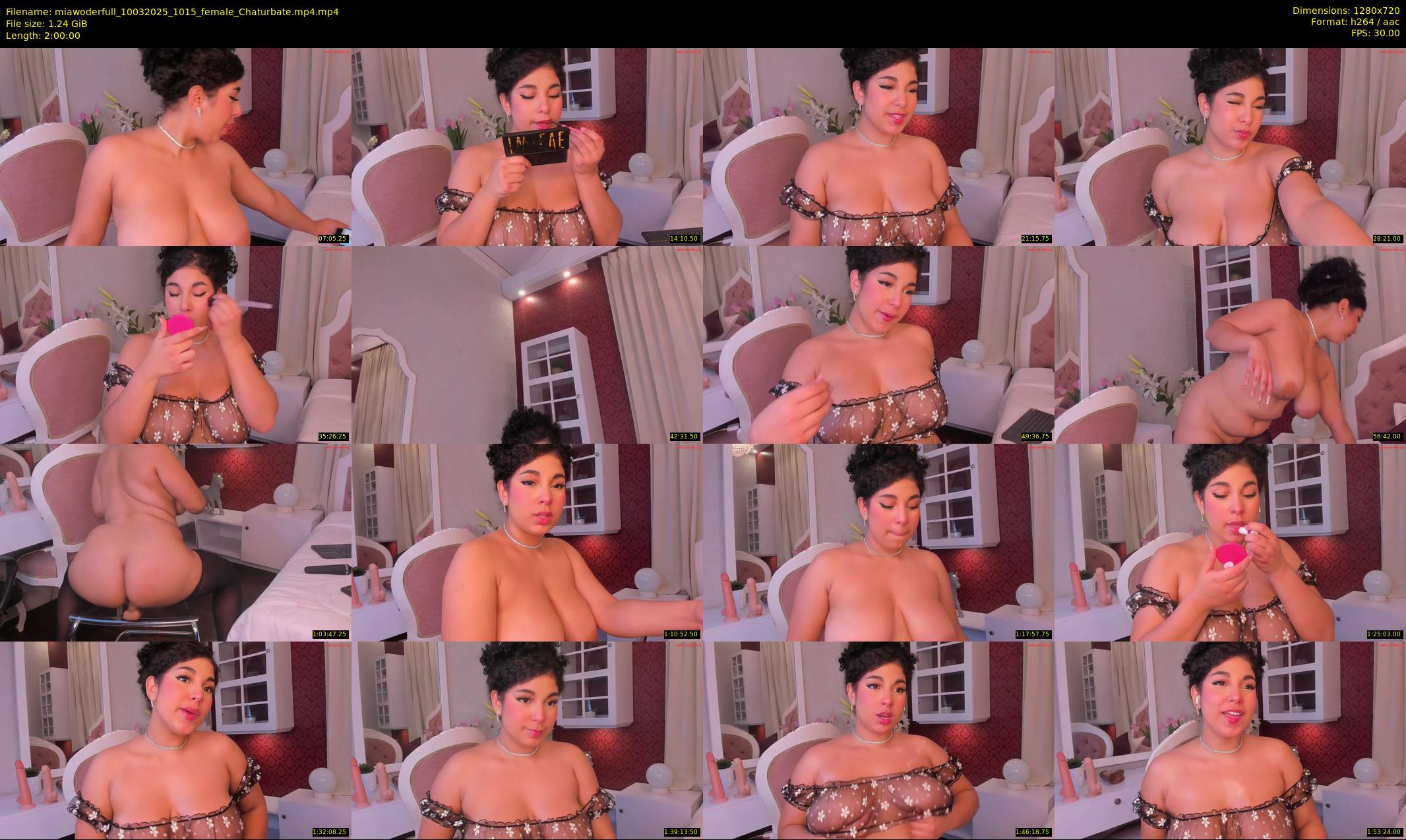 miawoderfull — 120 minute Chaturbate female cam show recording, 720p, Mar 10, 2025