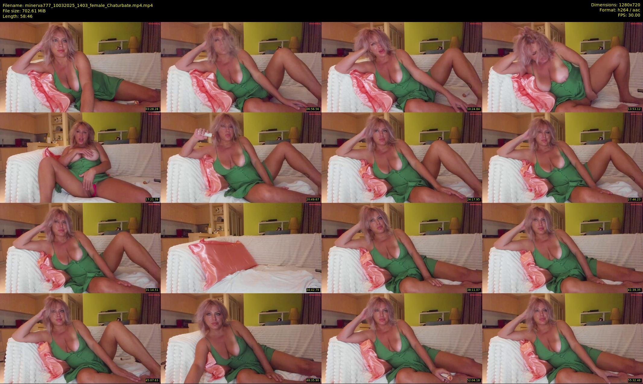 minerva777 — 59 minute Chaturbate female cam show recording, 720p, Mar 10, 2025