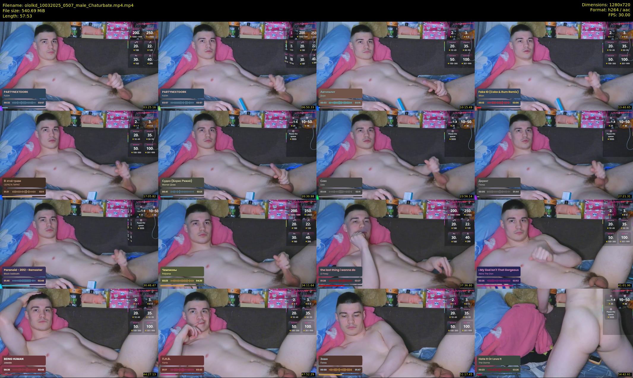 ololkd — 58 minute Chaturbate male cam show recording, 720p, Mar 10, 2025
