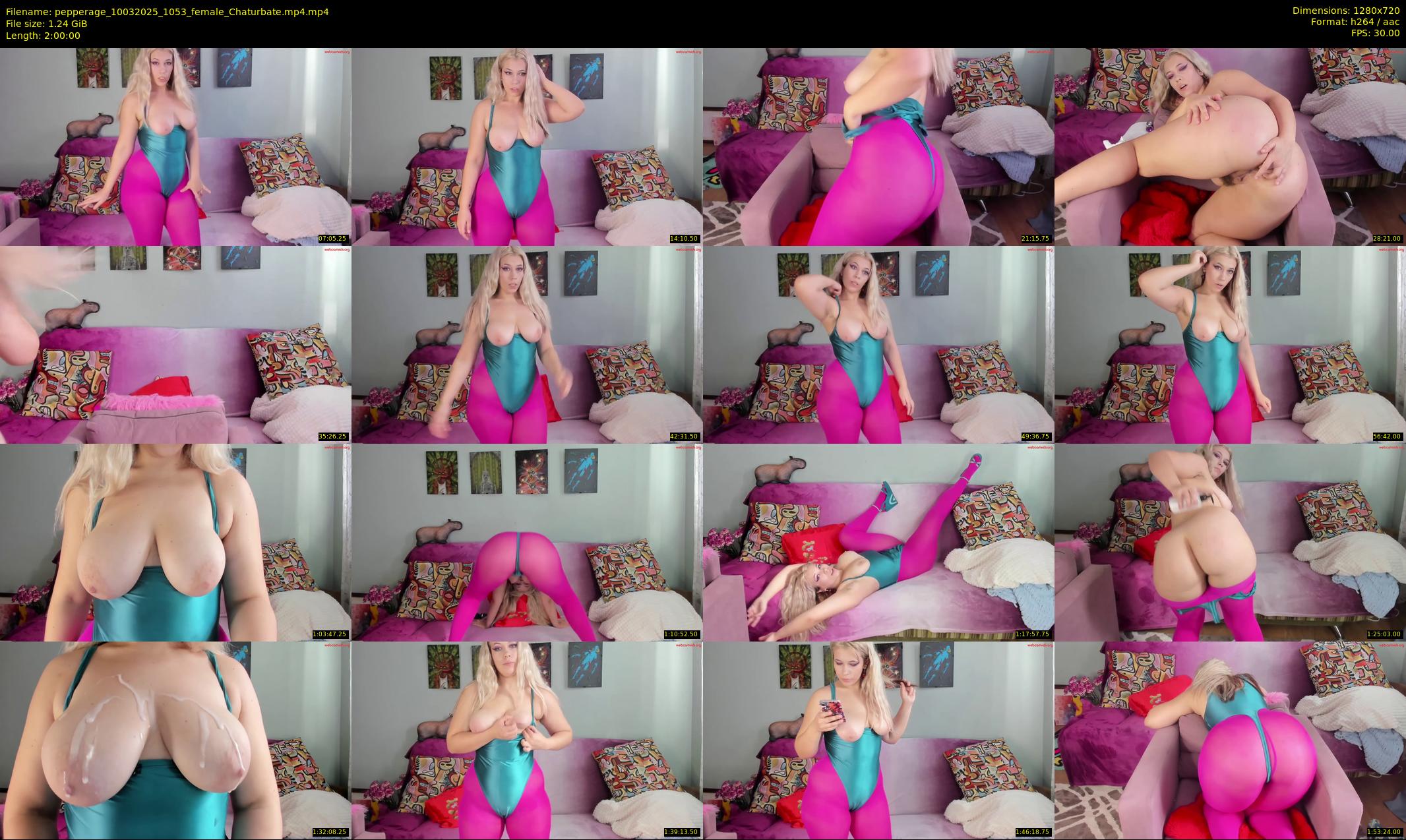 pepperage — 120 minute Chaturbate female cam show recording, 720p, Mar 10, 2025