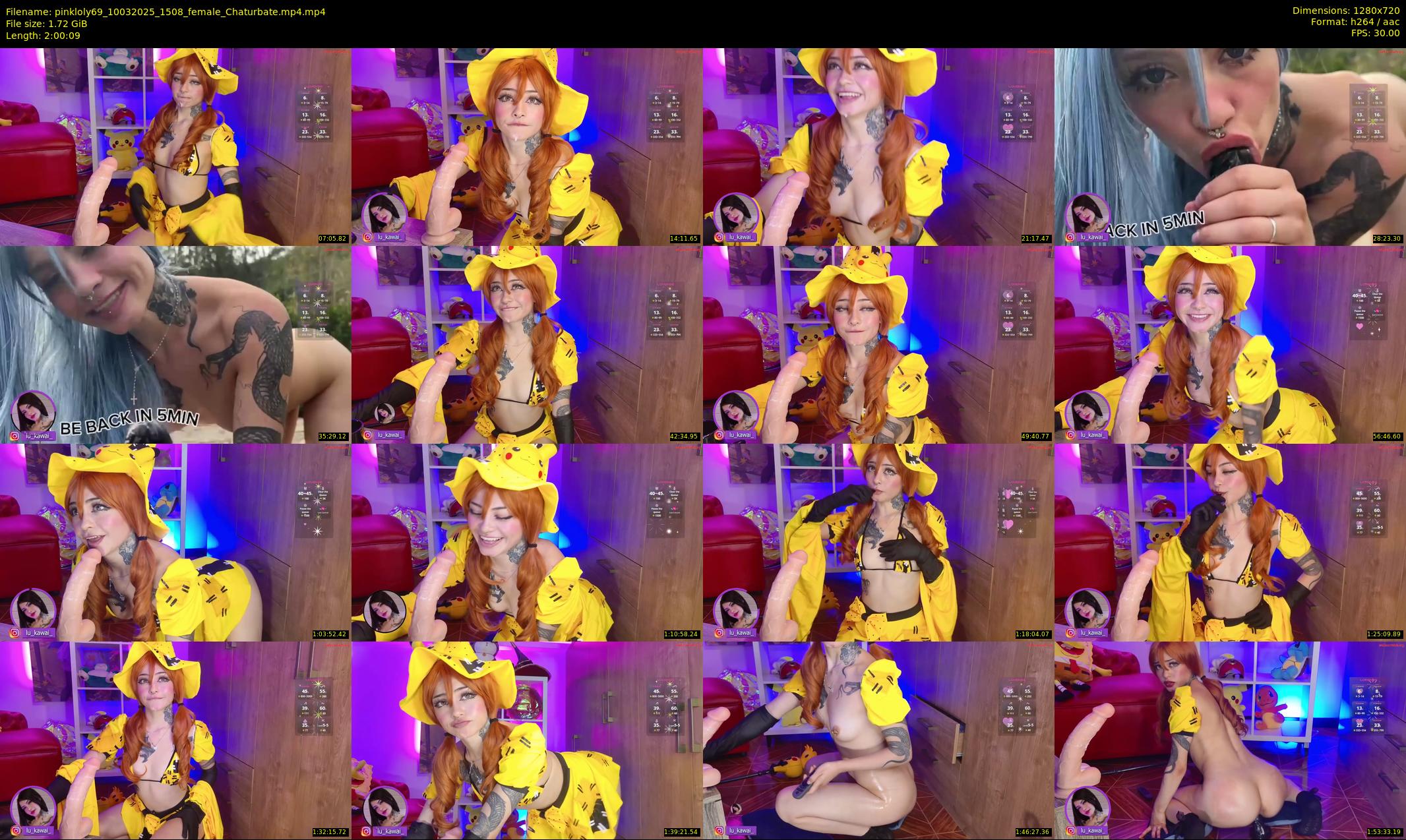 pinkloly69 — 121 minute Chaturbate female cam show recording, 720p, Mar 10, 2025