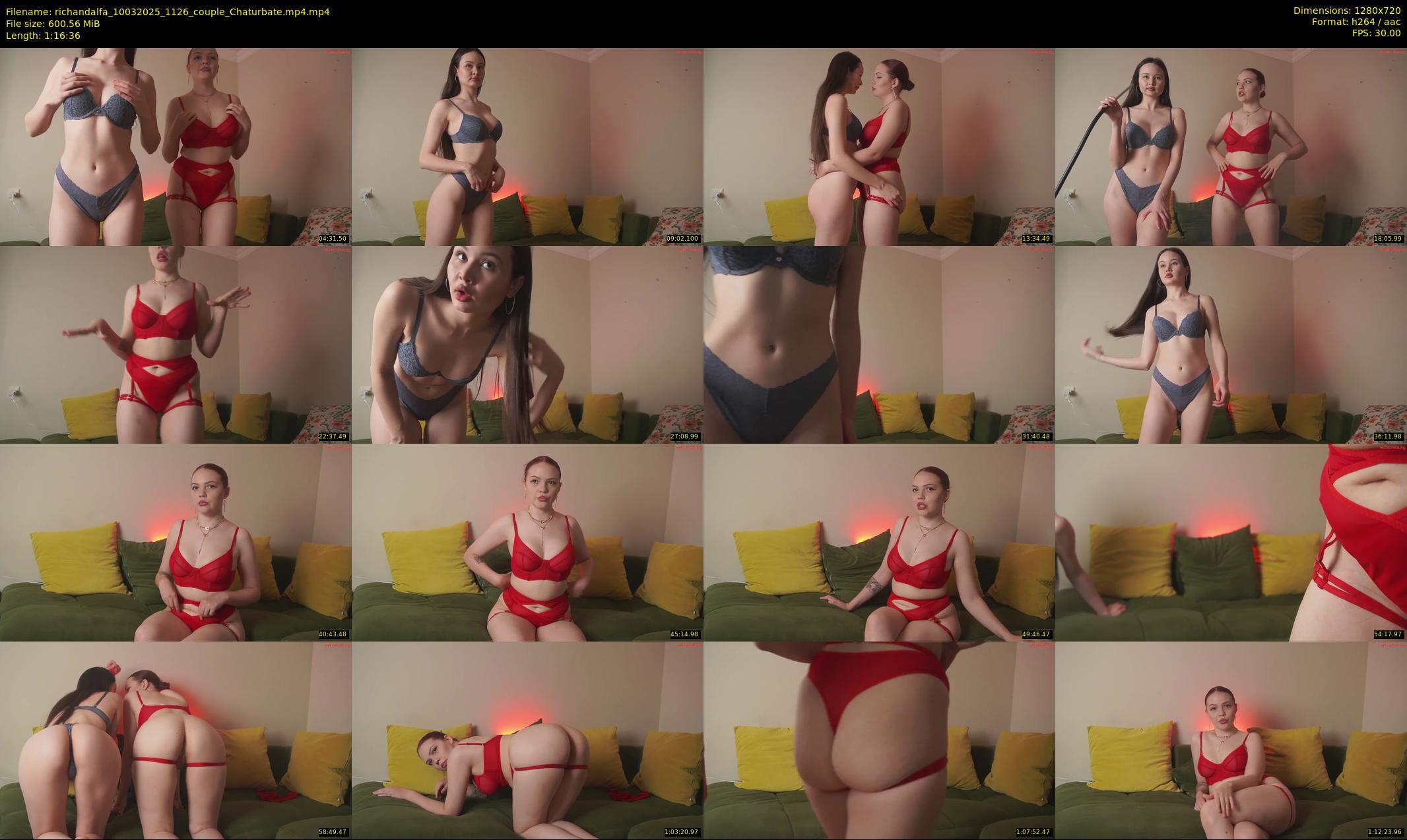 richandalfa — 77 minute Chaturbate couple cam show recording, 720p, Mar 10, 2025
