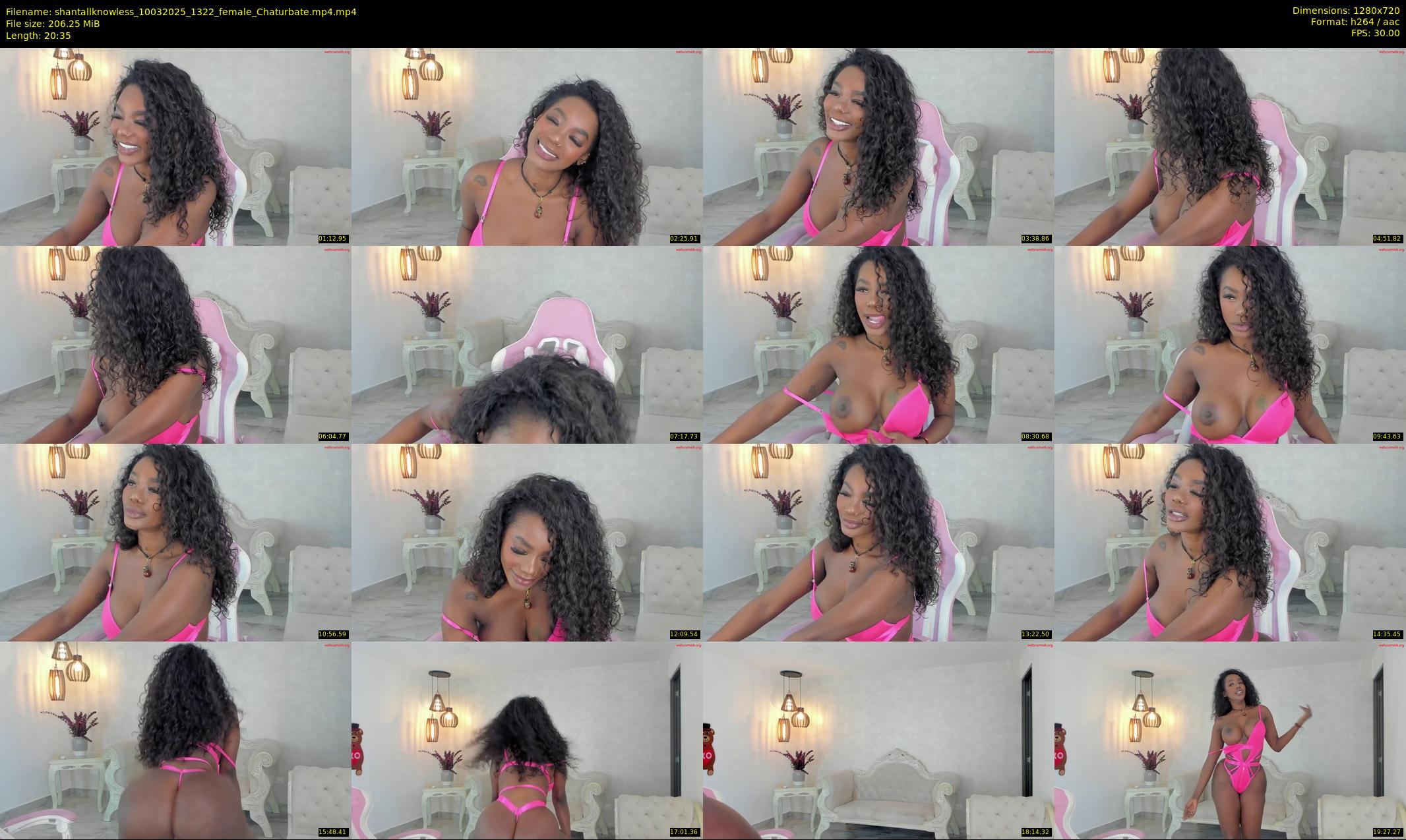shantallknowless — 21 minute Chaturbate female cam show recording, 720p, Mar 10, 2025