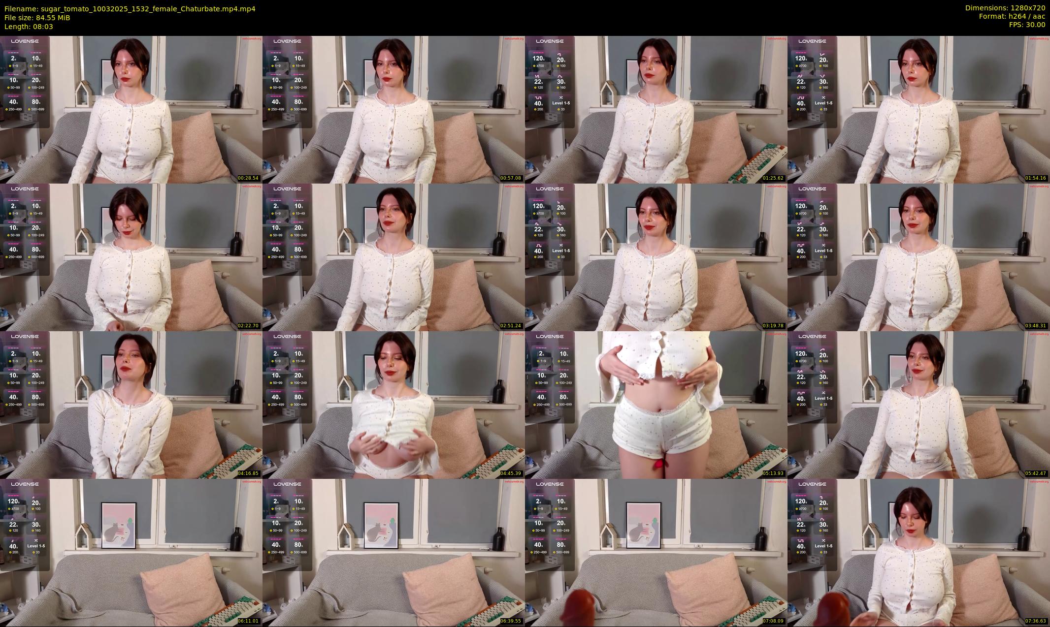 sugar_tomato — 9 minute Chaturbate female cam show recording, 720p, Mar 10, 2025