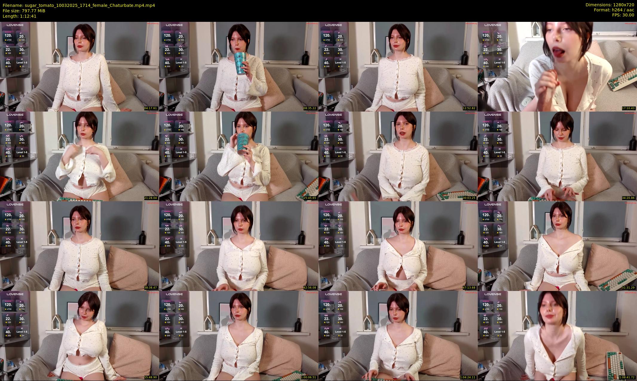 sugar_tomato — 73 minute Chaturbate female cam show recording, 720p, Mar 10, 2025