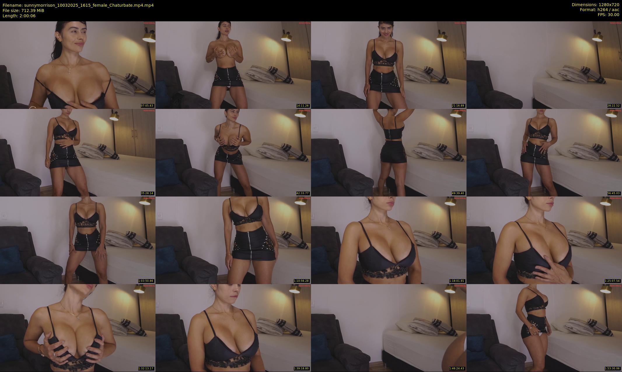 sunnymorrison — 121 minute Chaturbate female cam show recording, 720p, Mar 10, 2025
