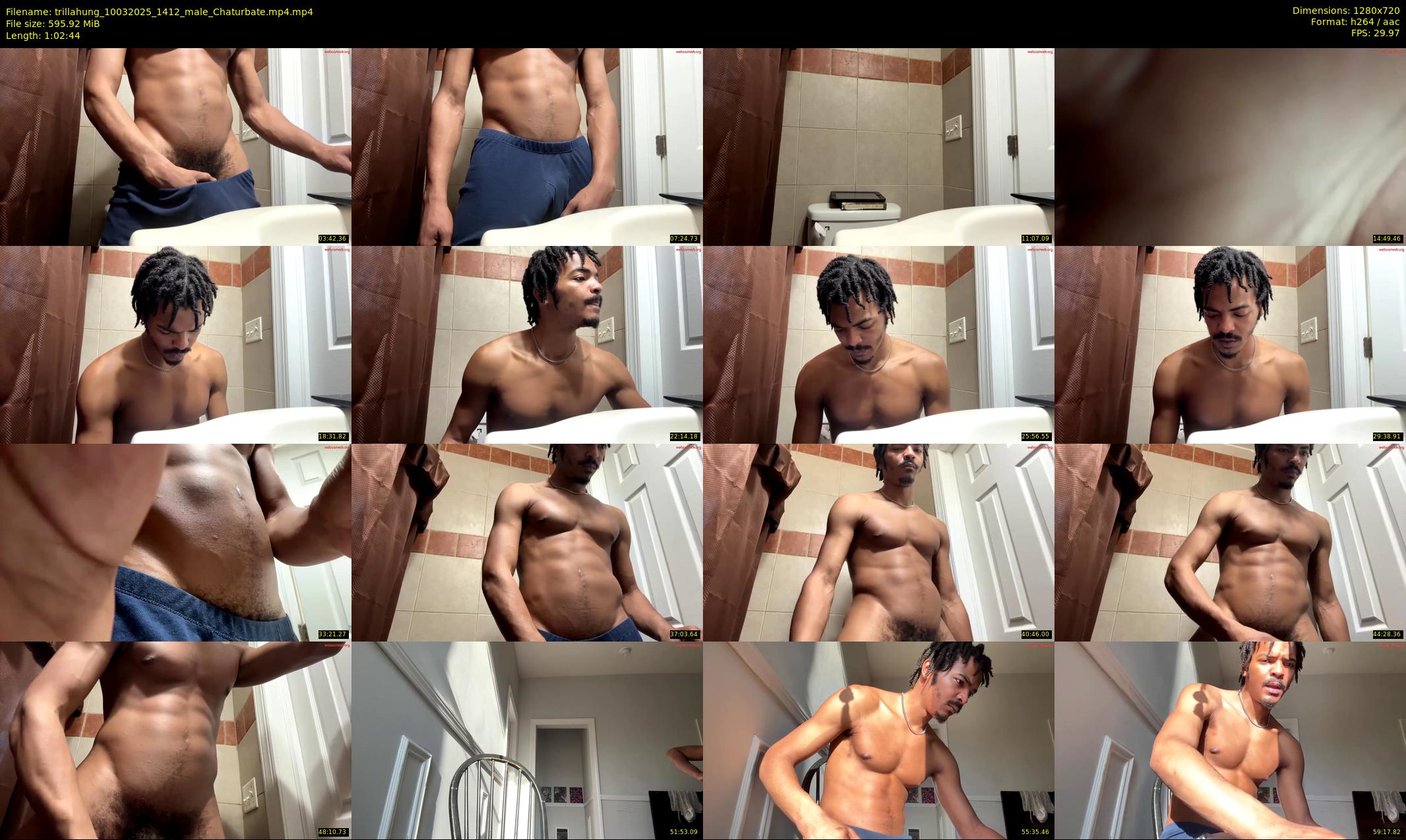 trillahung — 63 minute Chaturbate male cam show recording, 720p, Mar 10, 2025