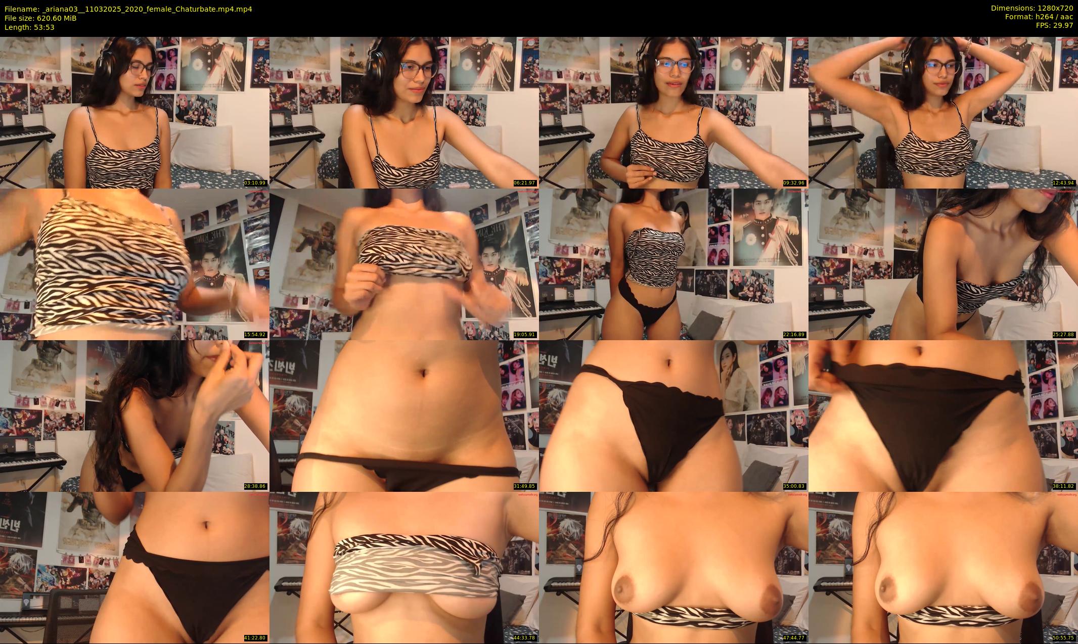 _ariana03_ — 54 minute Chaturbate female cam show recording, 720p, Mar 11, 2025