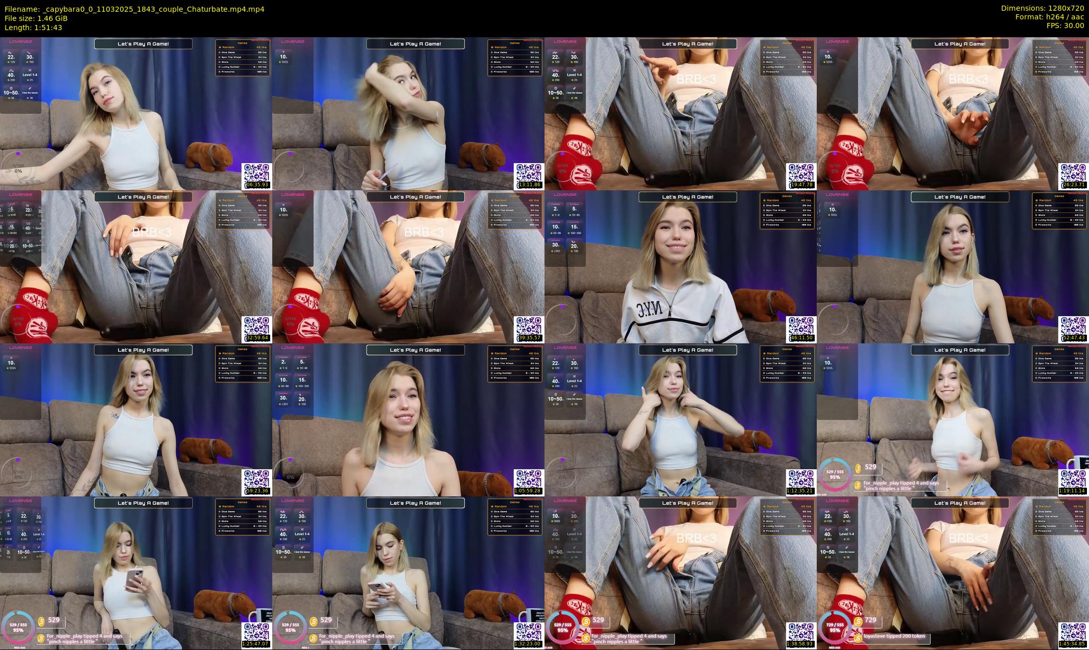 _capybara0_0 — 112 minute Chaturbate couple cam show recording, 720p, Mar 11, 2025