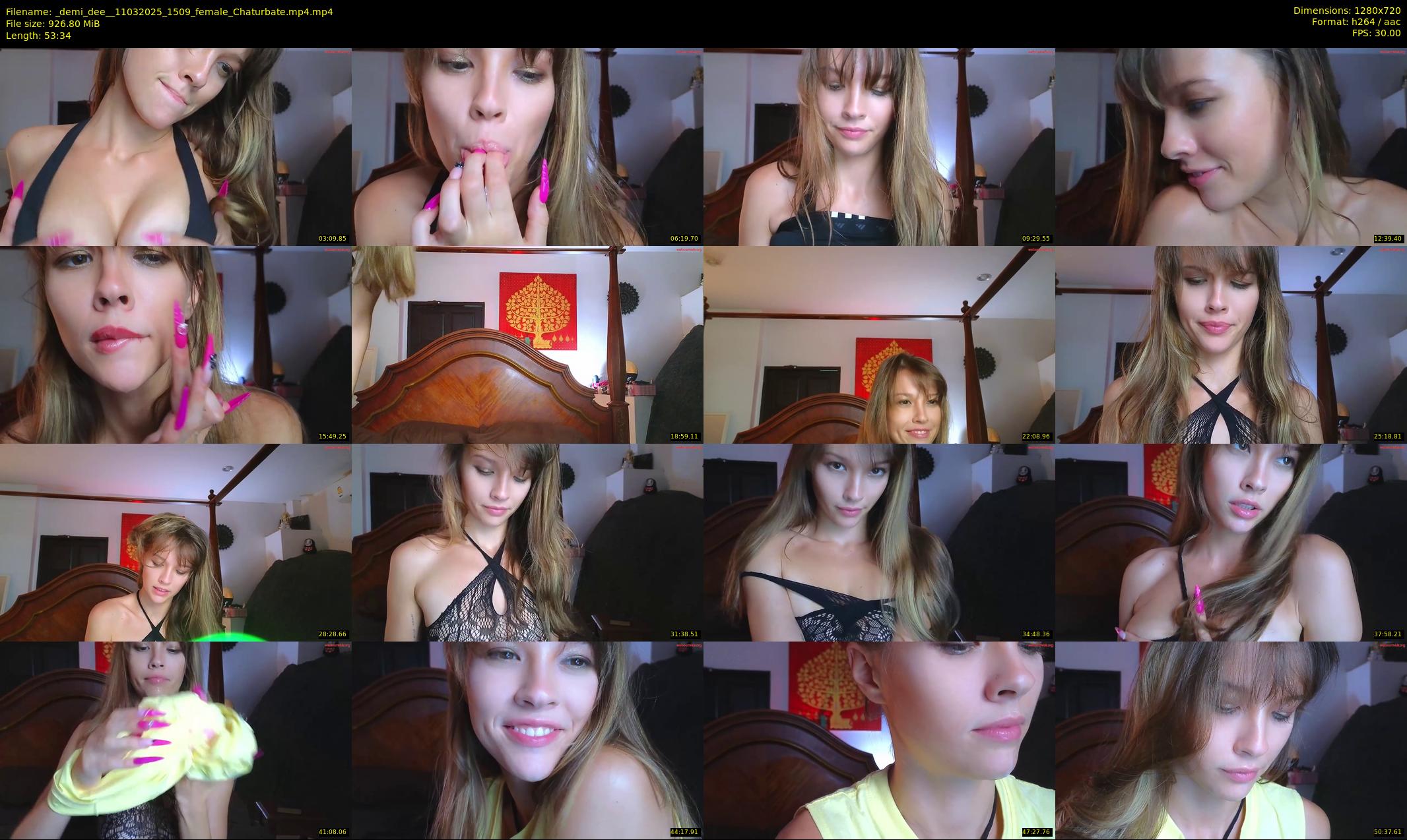 _demi_dee_ — 54 minute Chaturbate female cam show recording, 720p, Mar 11, 2025