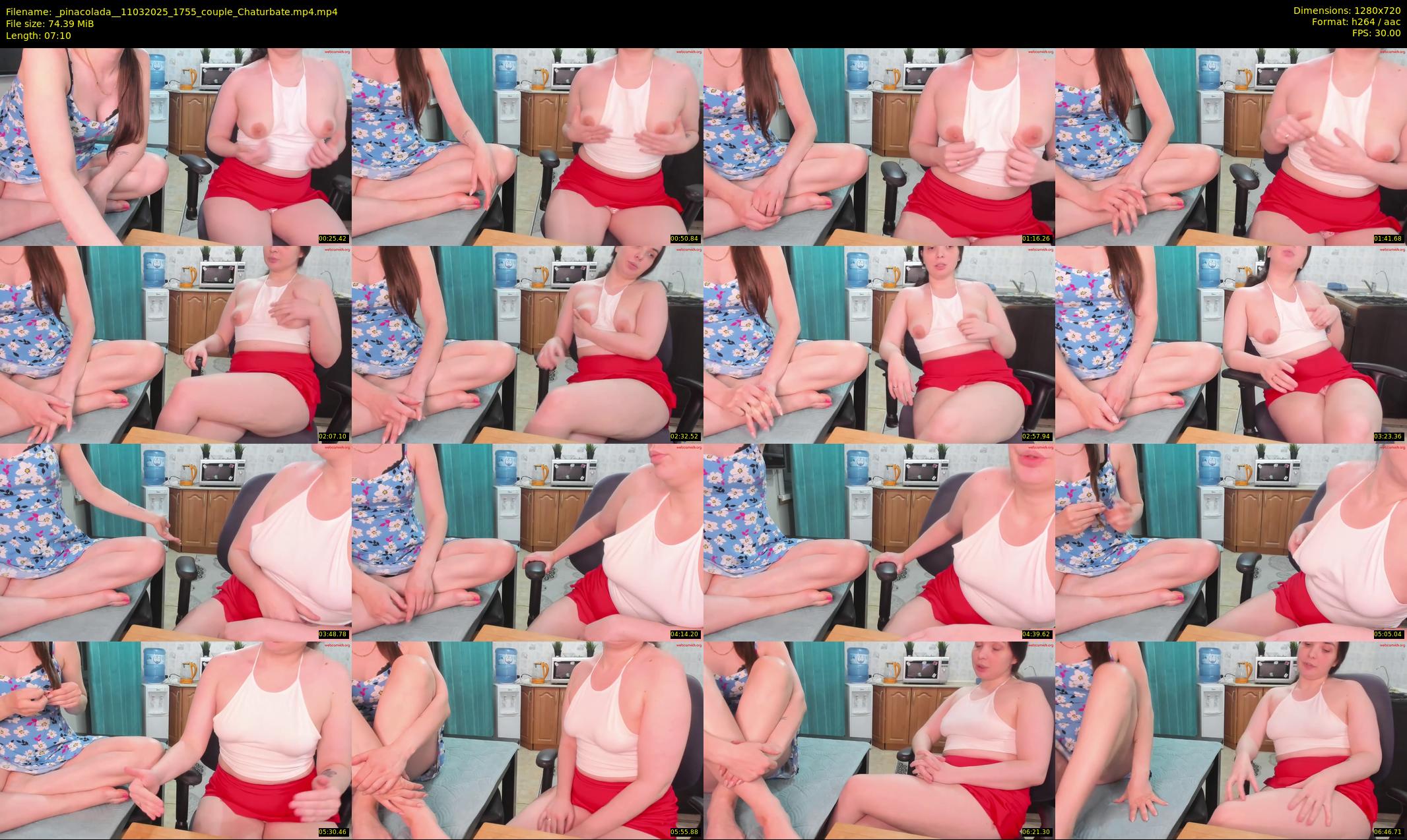 _pinacolada_ — 8 minute Chaturbate couple cam show recording, 720p, Mar 11, 2025