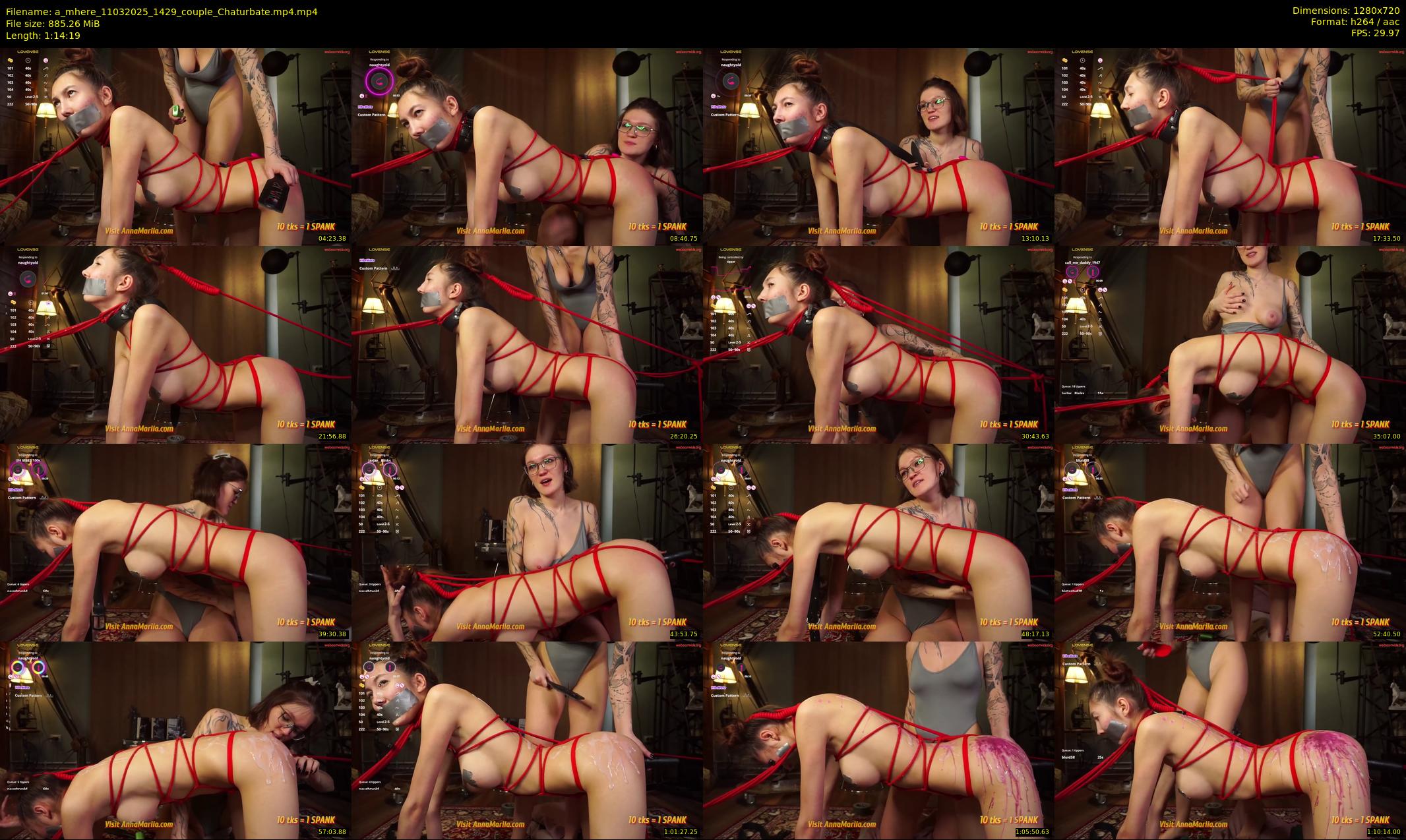 a_mhere — 75 minute Chaturbate couple cam show recording, 720p, Mar 11, 2025