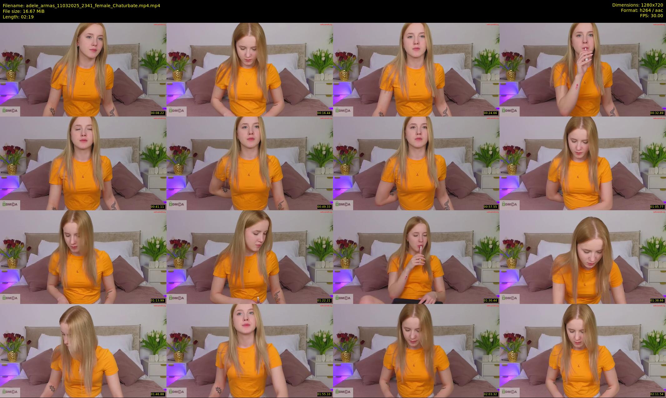 adele_armas — 3 minute Chaturbate female cam show recording, 720p, Mar 11, 2025