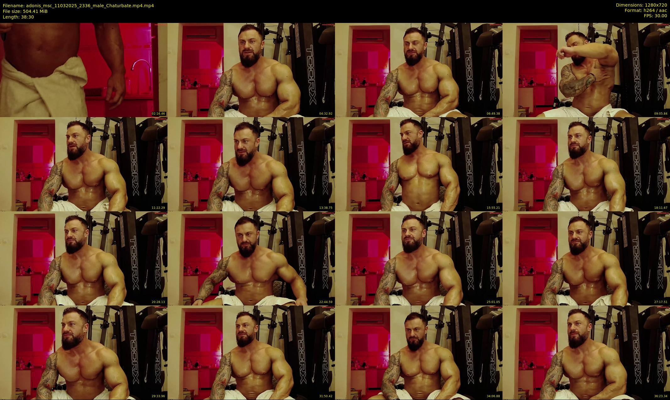 adonis_msc — 39 minute Chaturbate male cam show recording, 720p, Mar 11, 2025