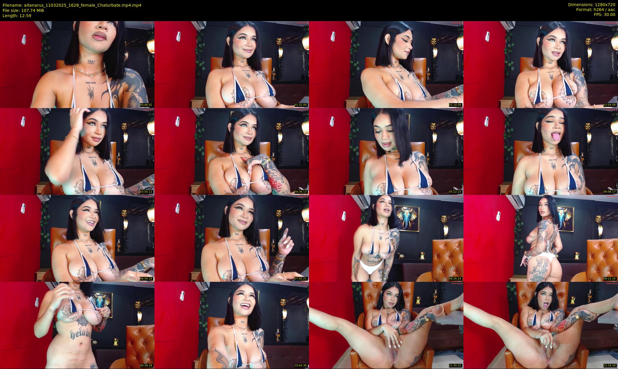 aitanarus — 13 minute Chaturbate female cam show recording, 720p, Mar 11, 2025