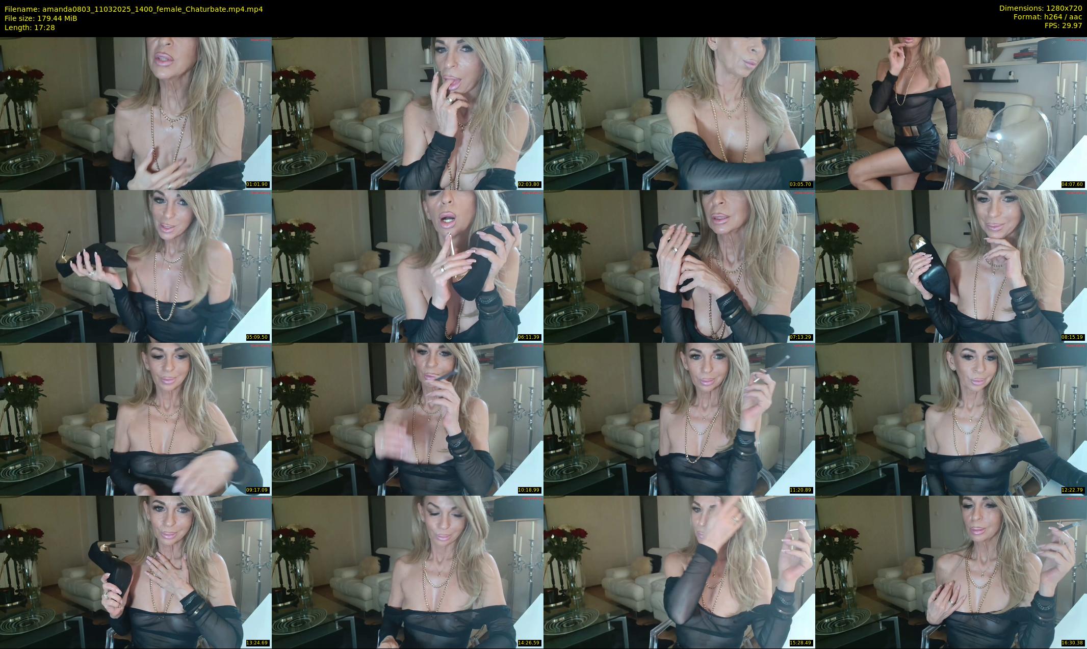 amanda0803 — 18 minute Chaturbate female cam show recording, 720p, Mar 11, 2025