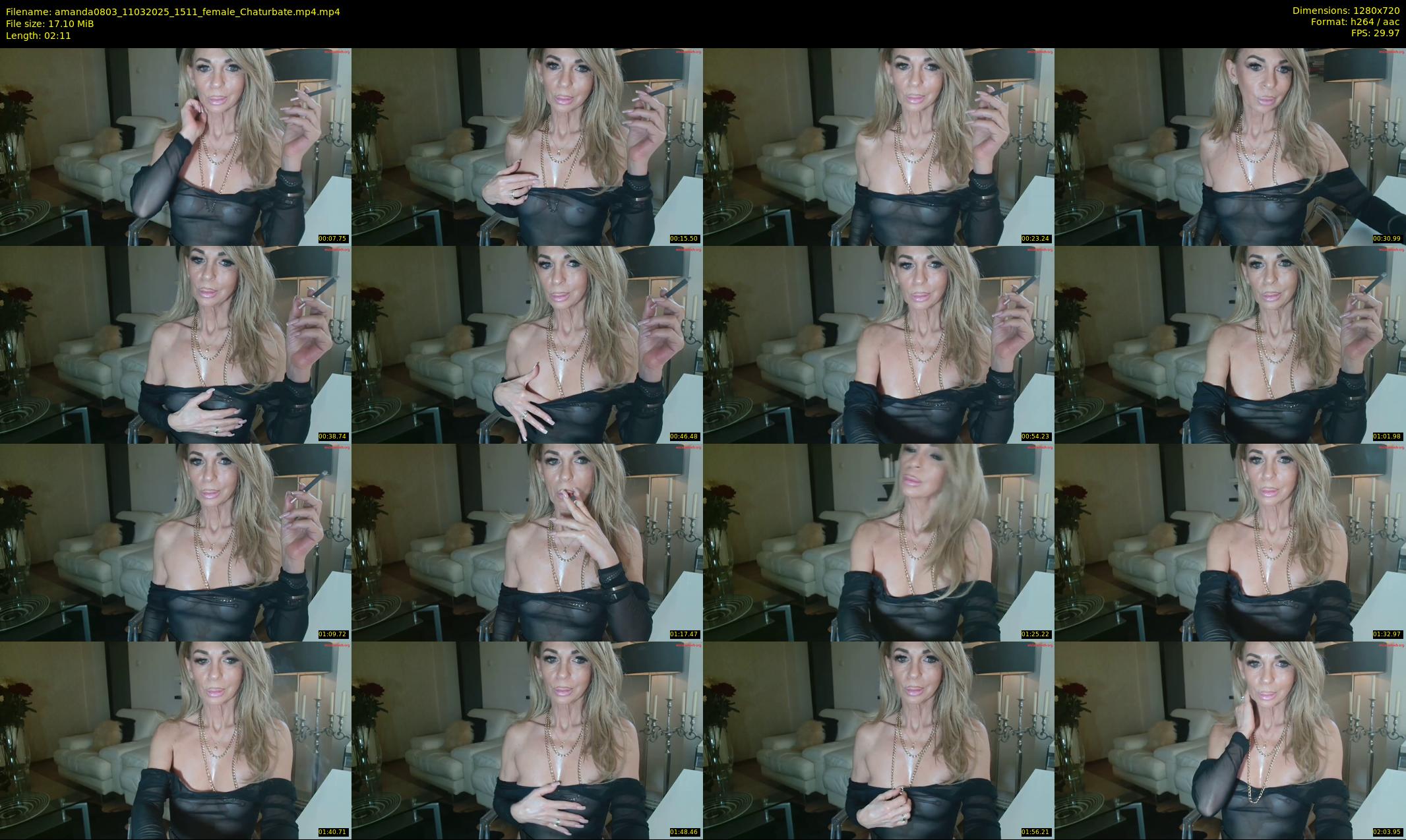 amanda0803 — 3 minute Chaturbate female cam show recording, 720p, Mar 11, 2025