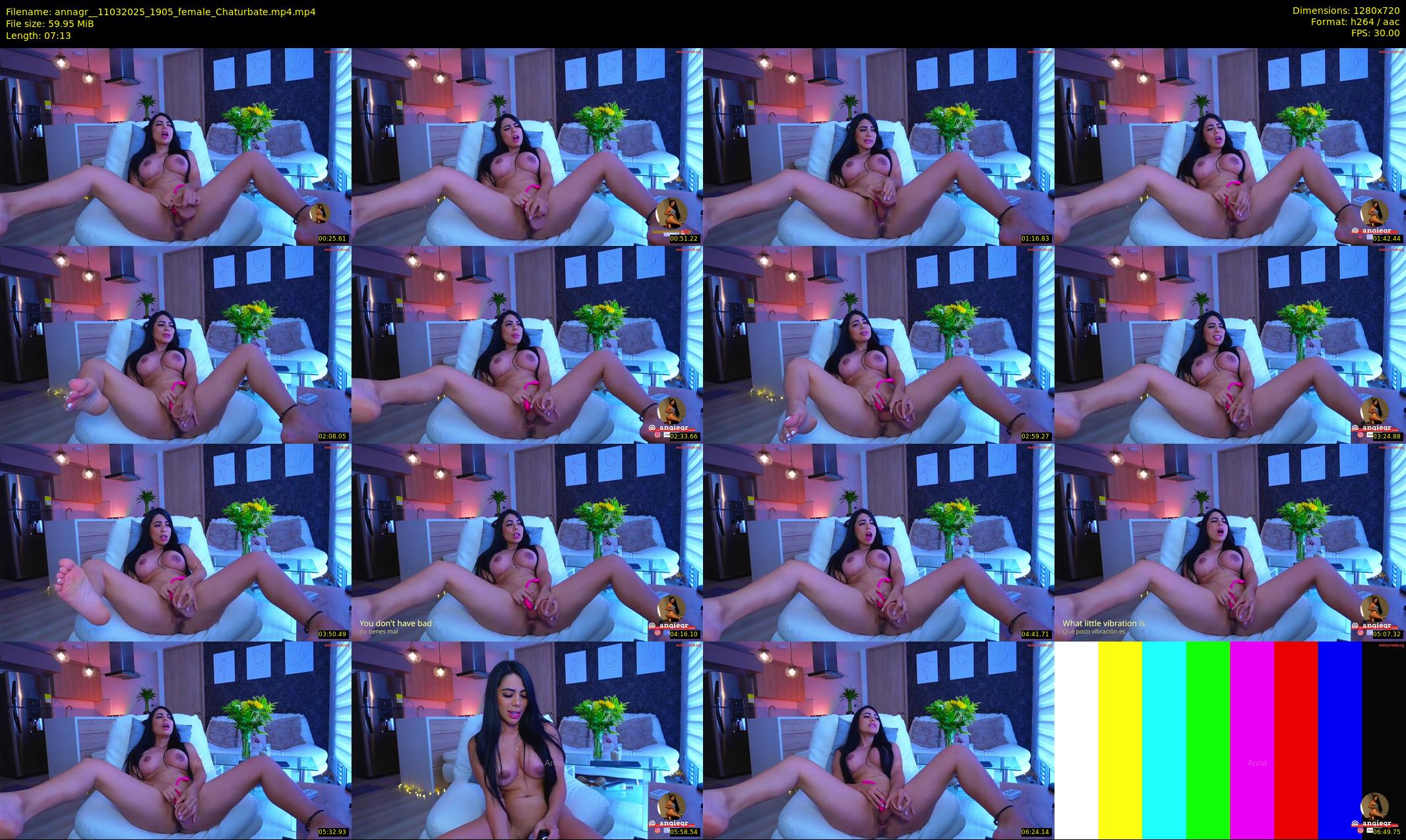 annagr_ — 8 minute Chaturbate female cam show recording, 720p, Mar 11, 2025