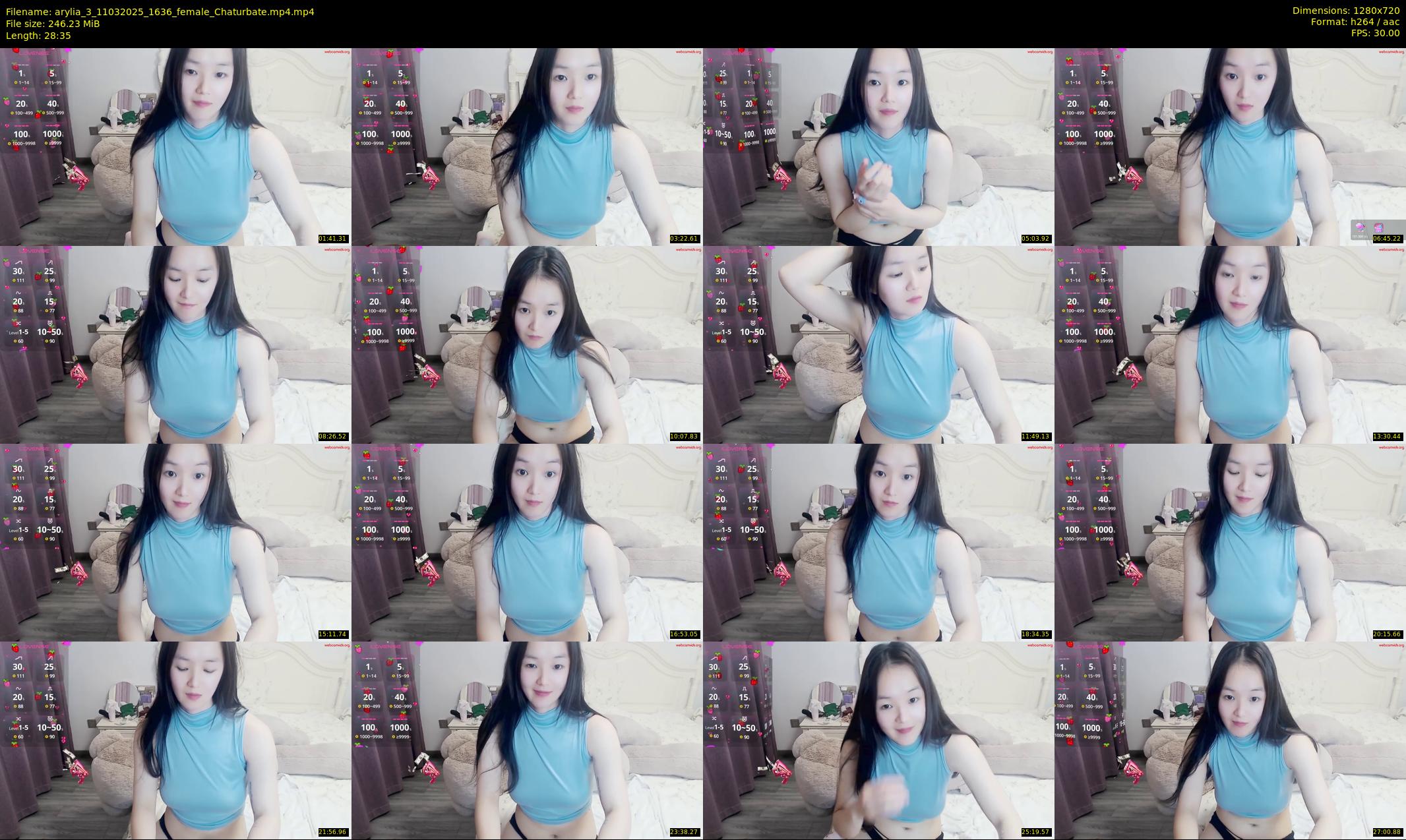 arylia_3 — 29 minute Chaturbate female cam show recording, 720p, Mar 11, 2025